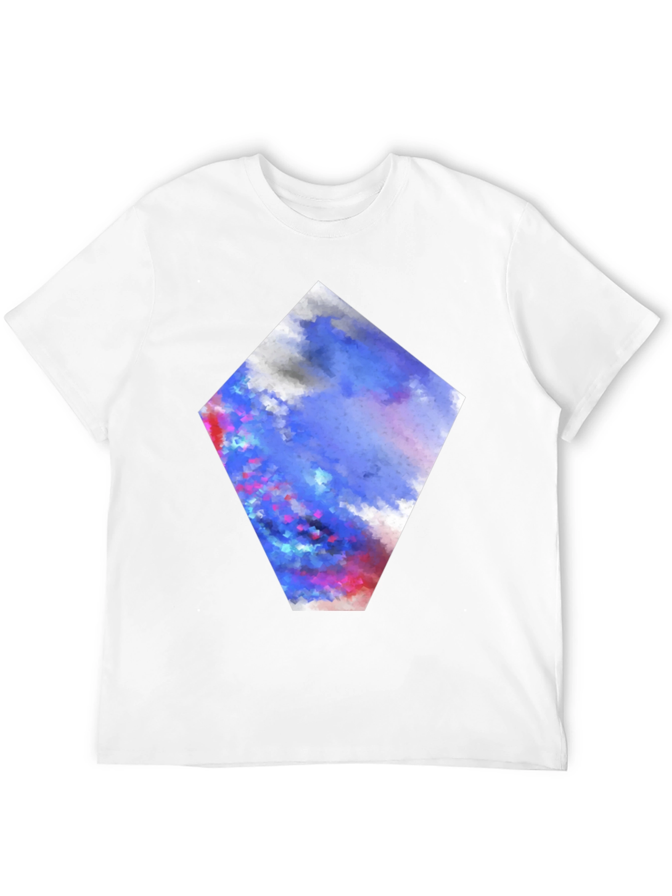 Abstract Art Diamond Graphic Print T-Shirt