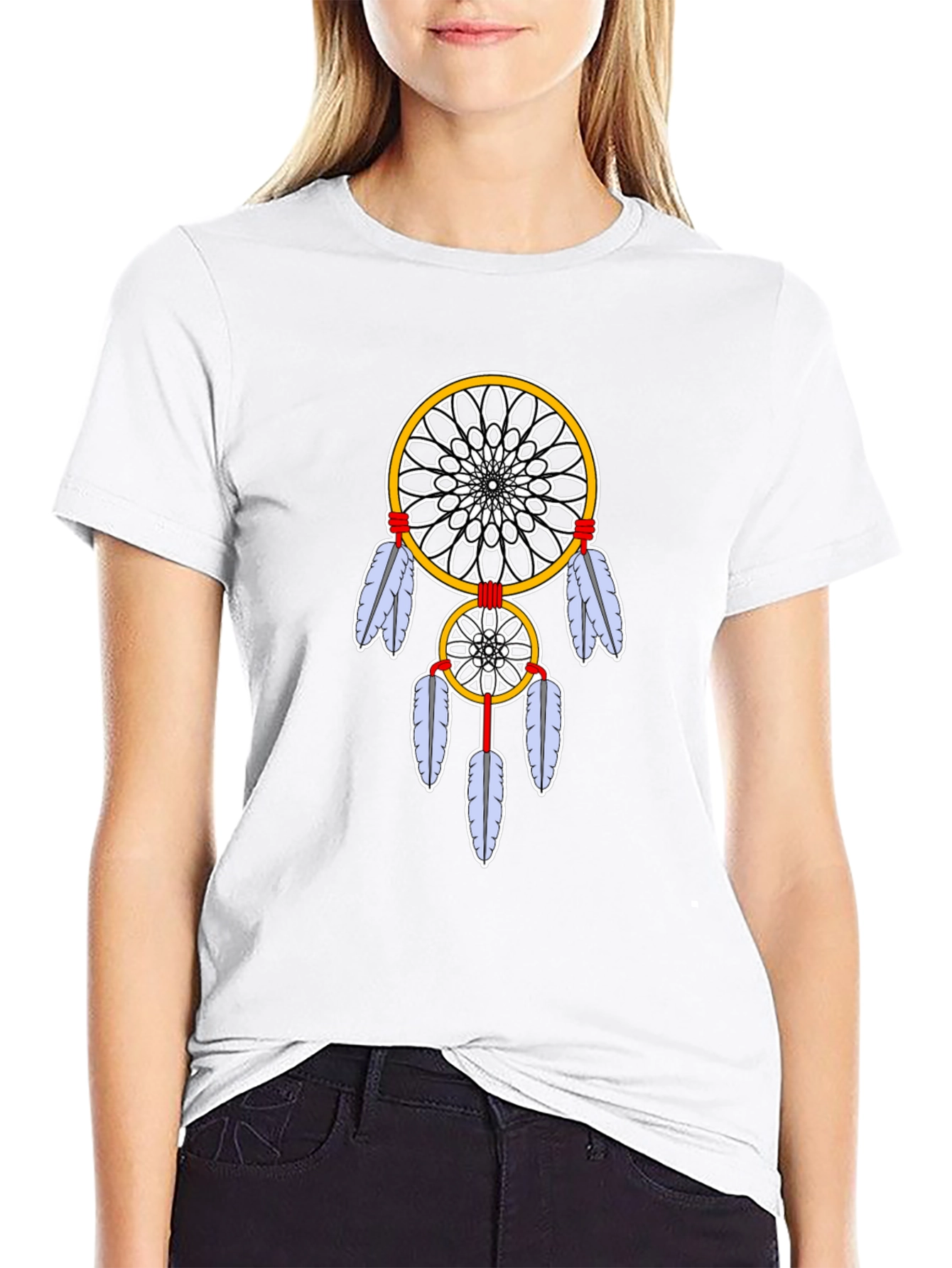 Dreamcatcher Graphic Tee - Native American Style