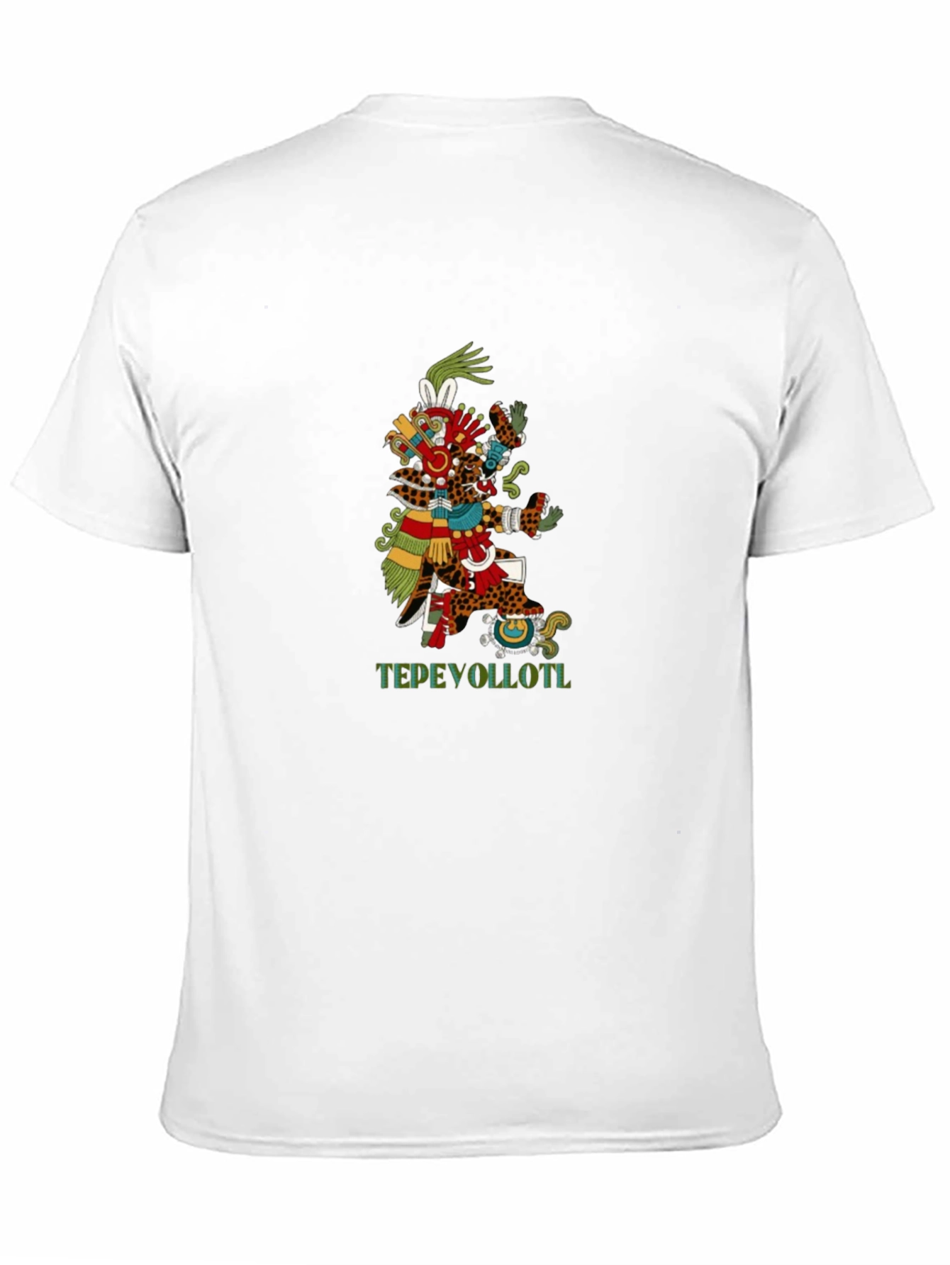 Aztec T-Shirt - Tepeyollotl Design - Black Tee