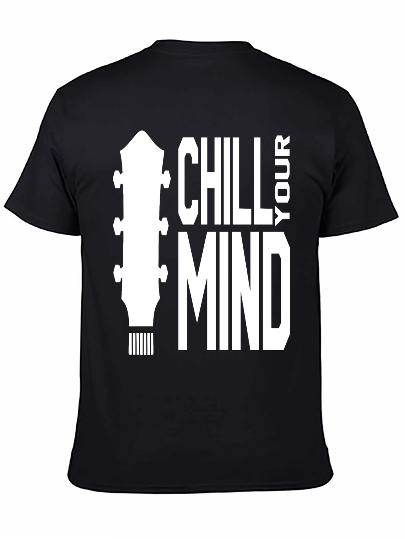 Chill Your Mind Graphic Tee - Relaxing Guitar T-Shirt