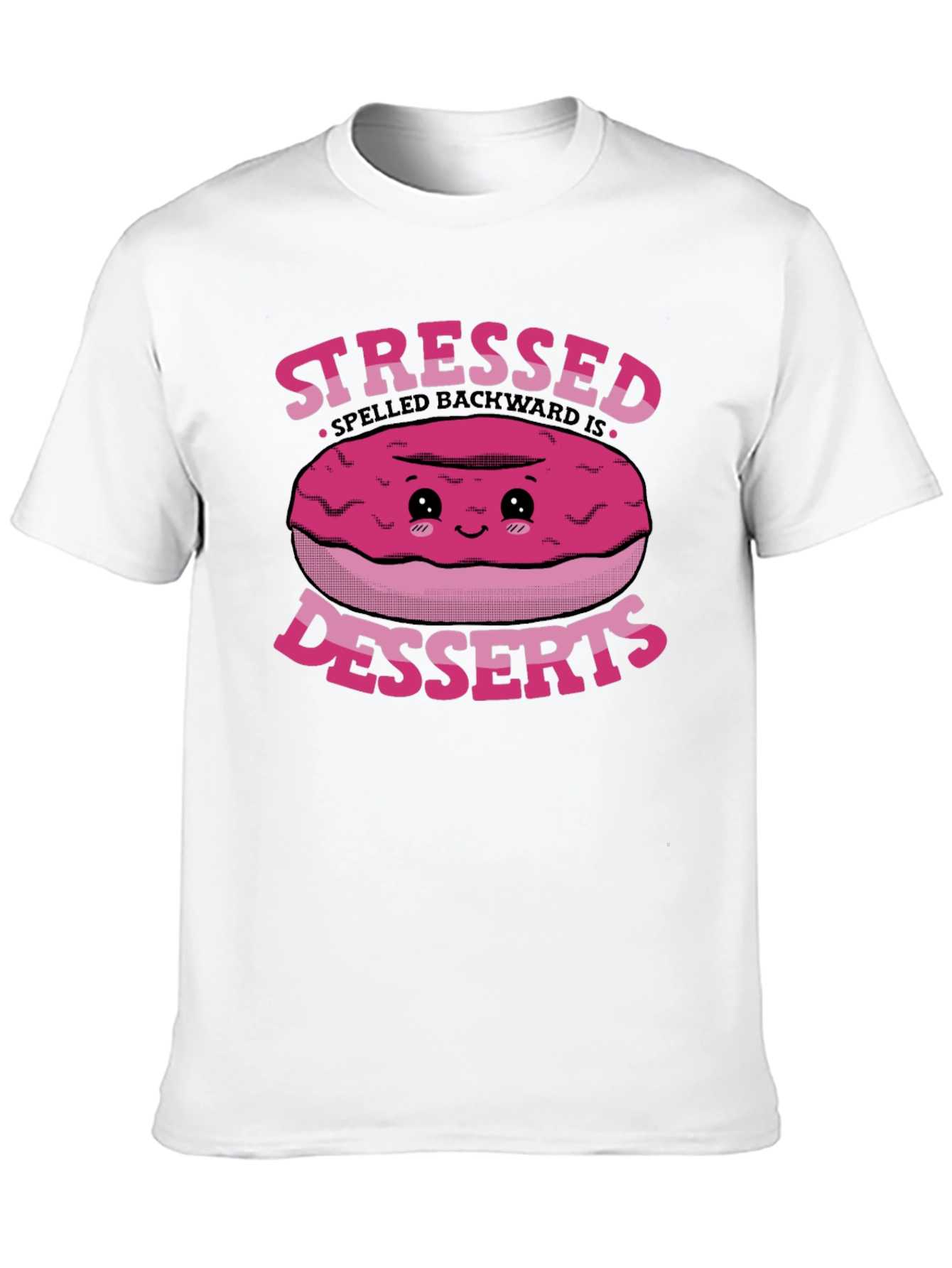 Stressed Spelled Backwards Desserts T-Shirt