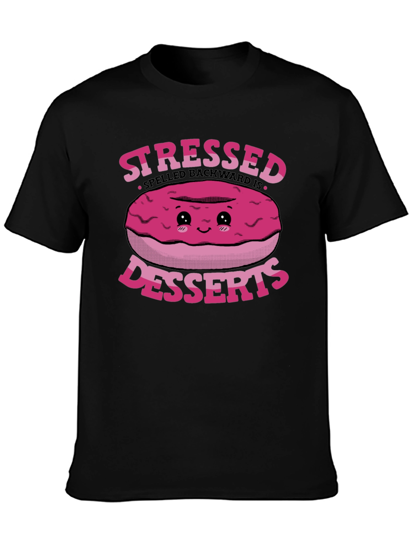 Stressed Spelled Backwards Desserts T-Shirt