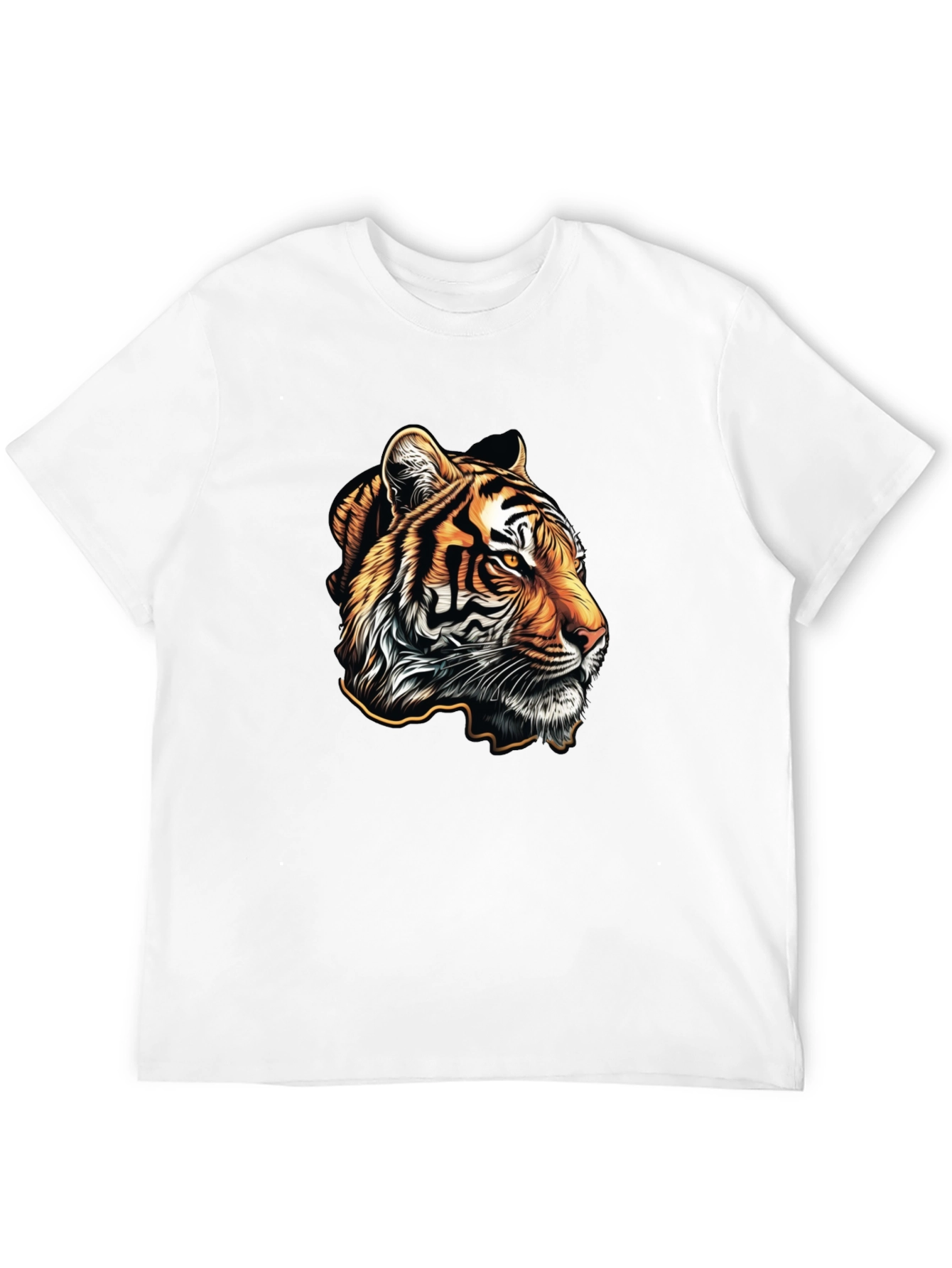 Tiger Graphic Tee - Mens Black T-Shirt