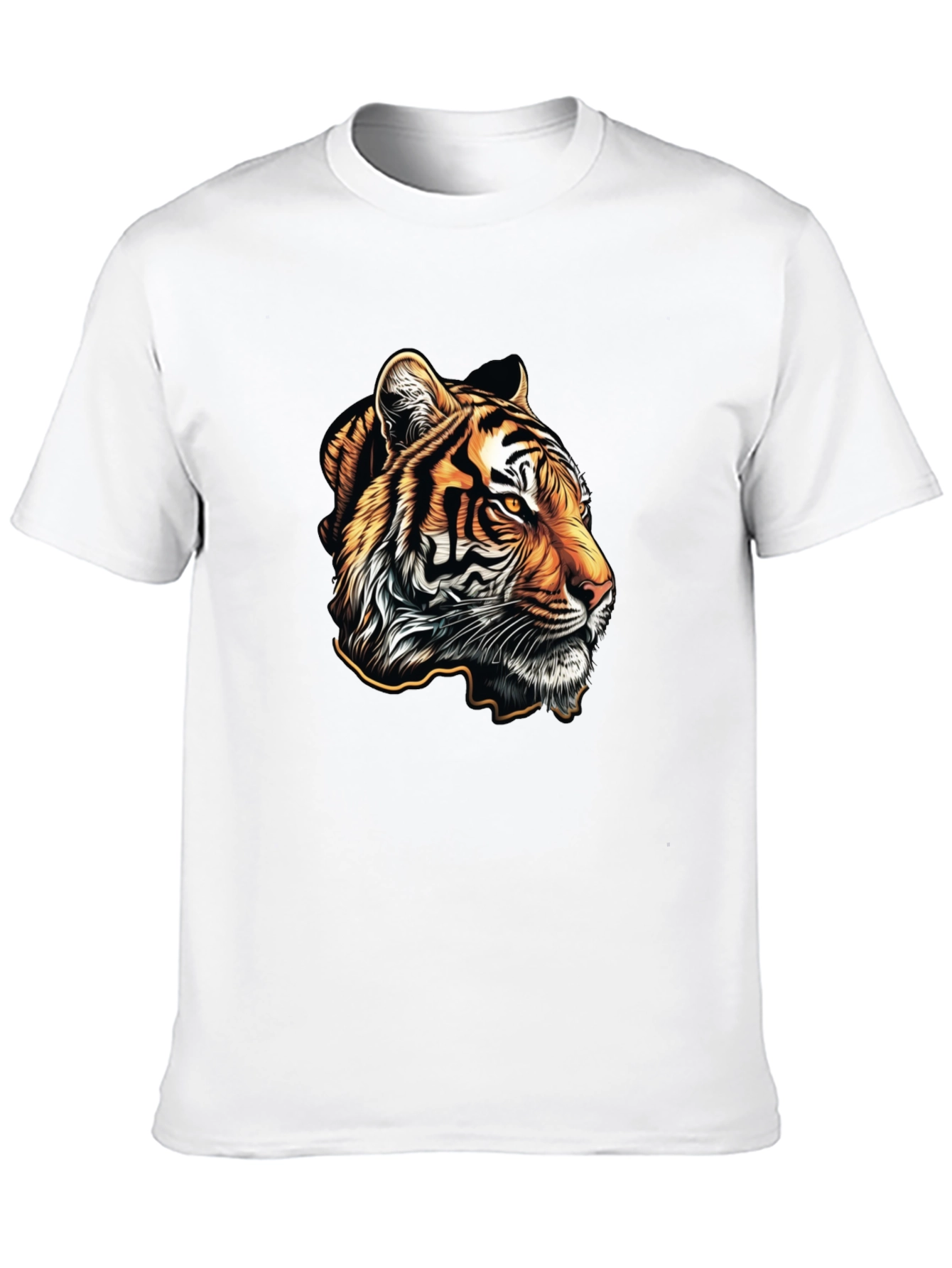 Tiger Graphic Tee - Mens Black T-Shirt