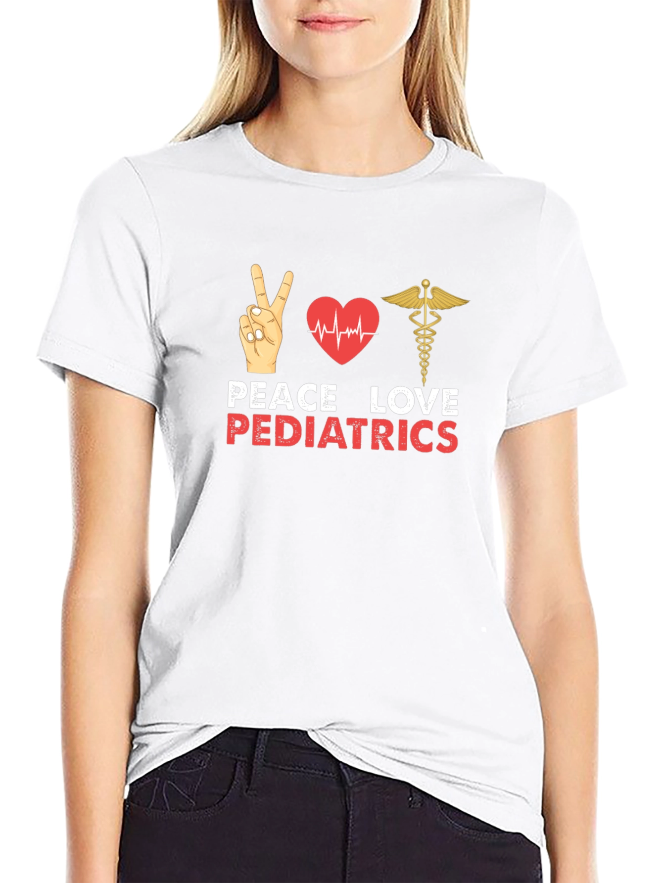 Peace Love Pediatrics T-Shirt