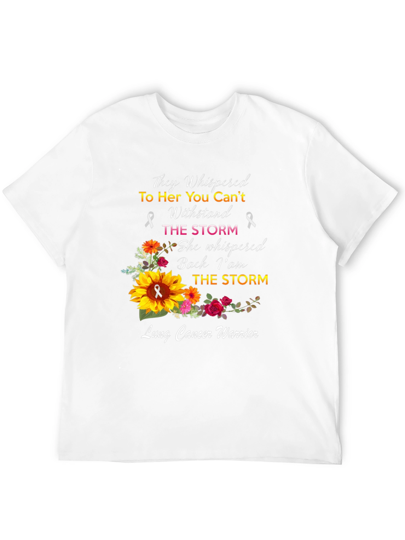 Lung Cancer Warrior Graphic Tee