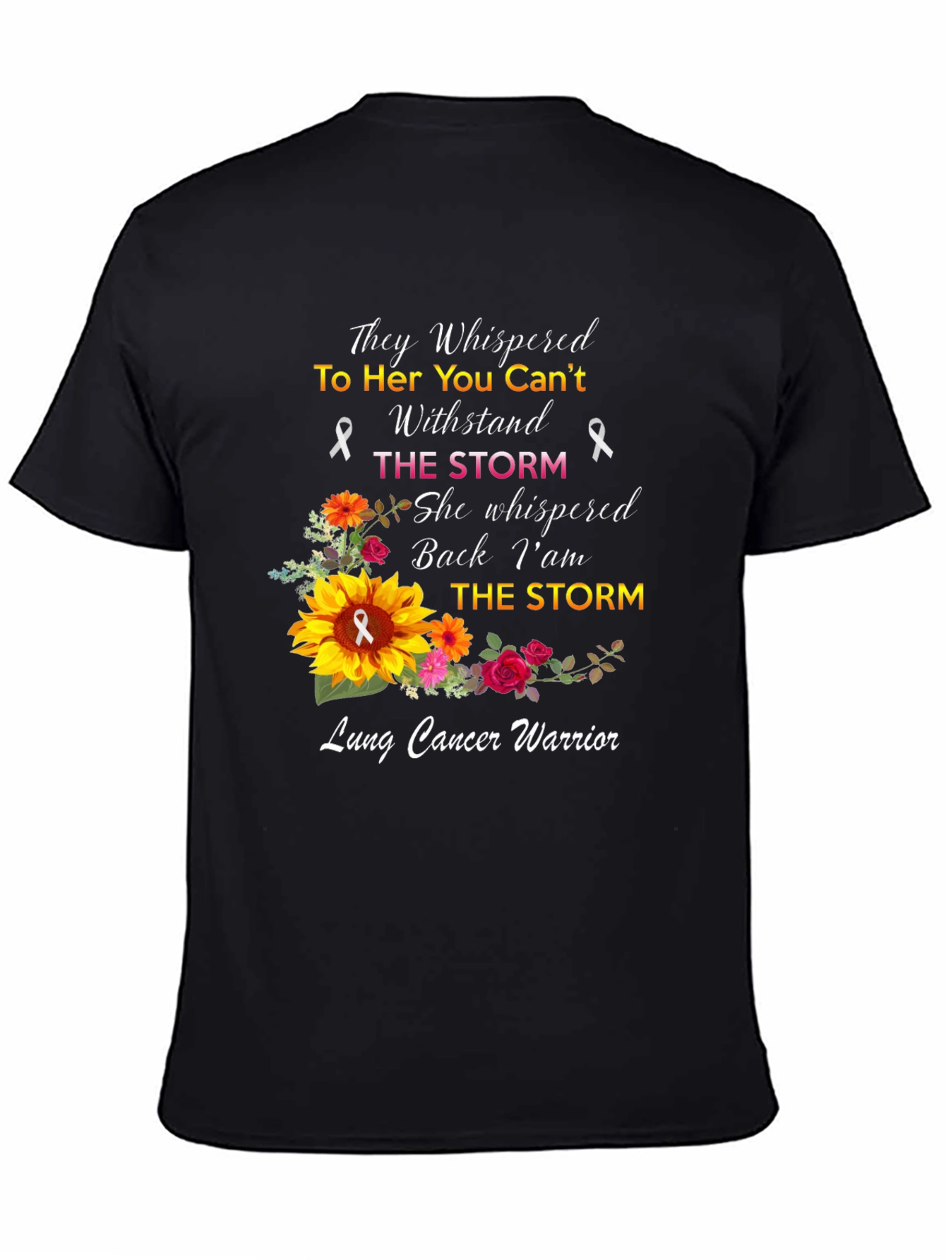 Lung Cancer Warrior Graphic Tee