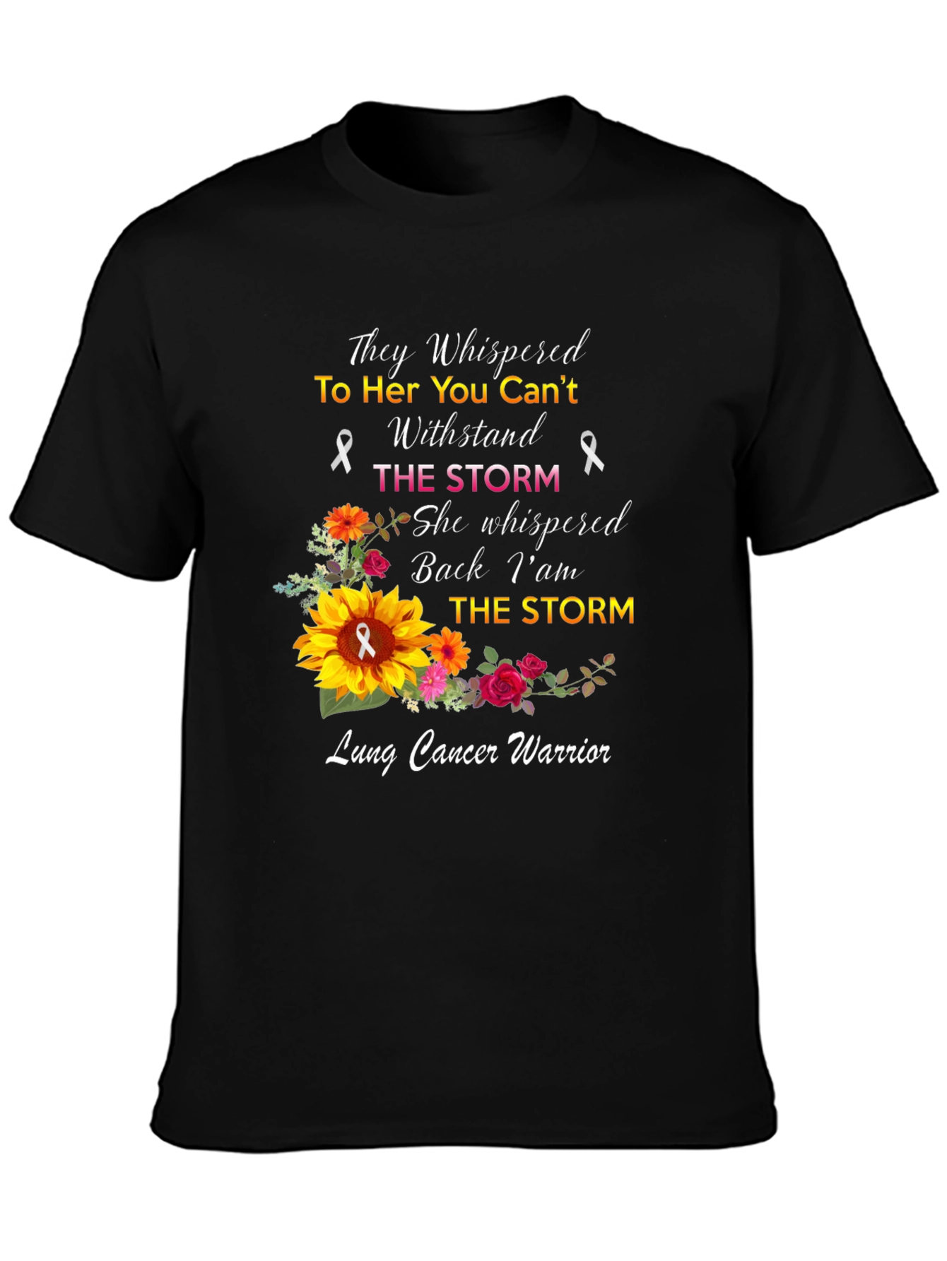 Lung Cancer Warrior Graphic Tee