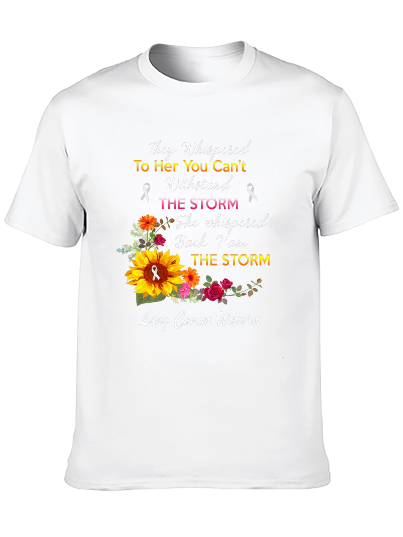 Lung Cancer Warrior Graphic Tee