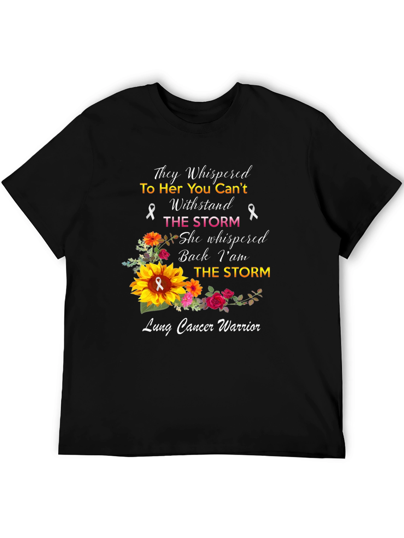 Lung Cancer Warrior Graphic Tee