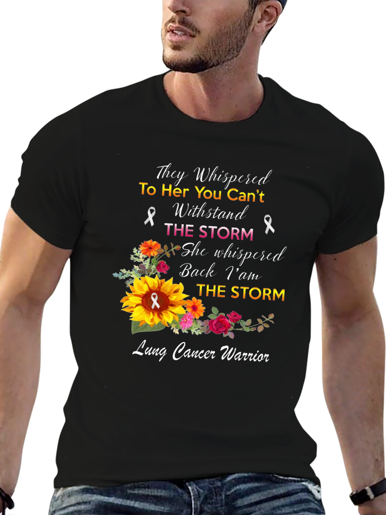 Lung Cancer Warrior Graphic Tee