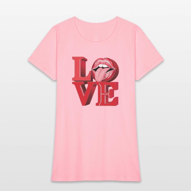 "Love" is decorated with sparkling rhinestones