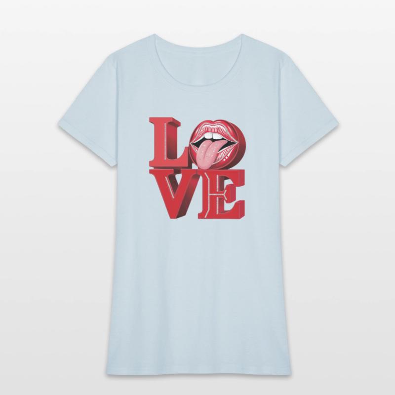 "Love" is decorated with sparkling rhinestones