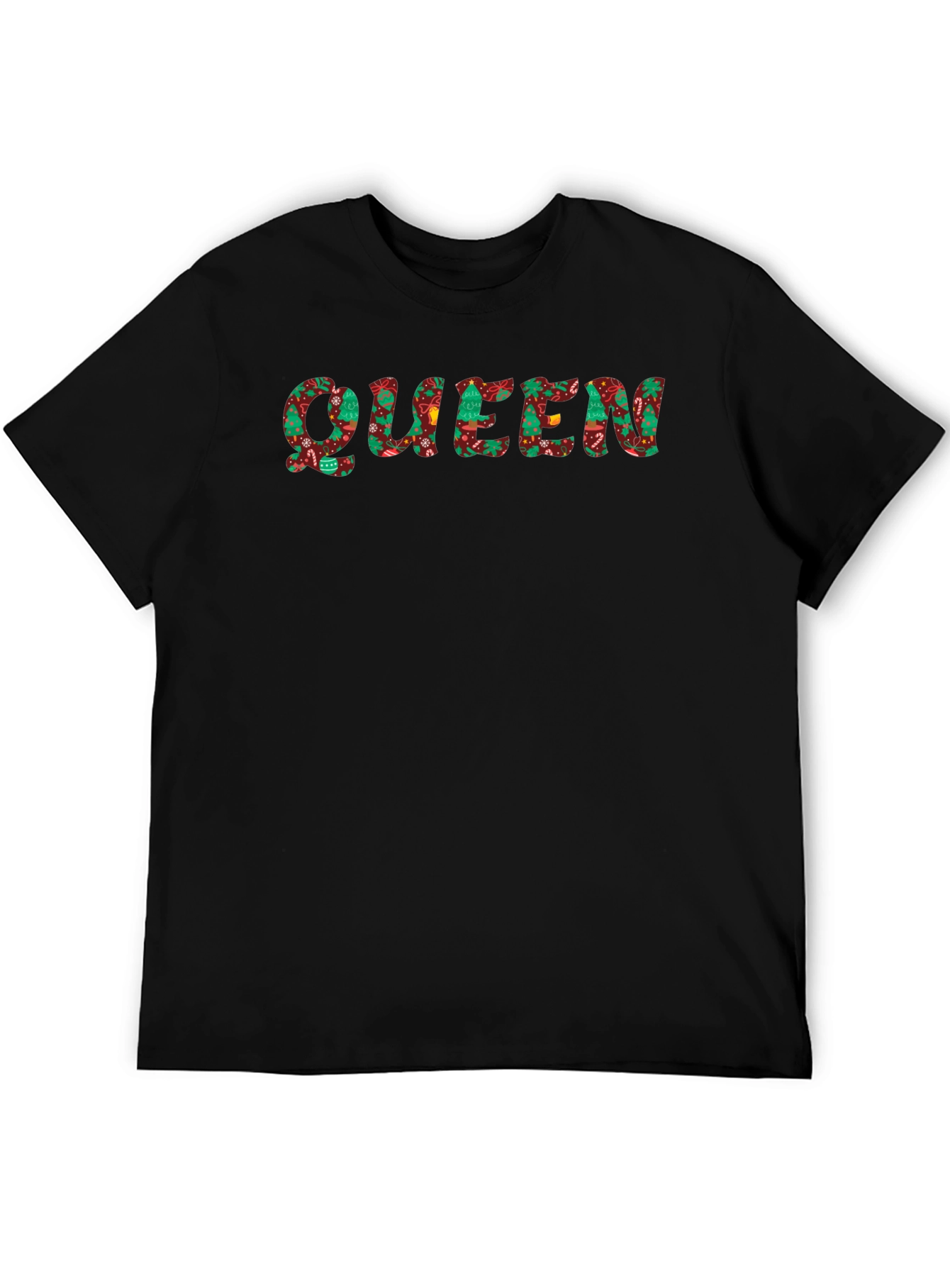 Festive Queen Christmas Pattern T-Shirt