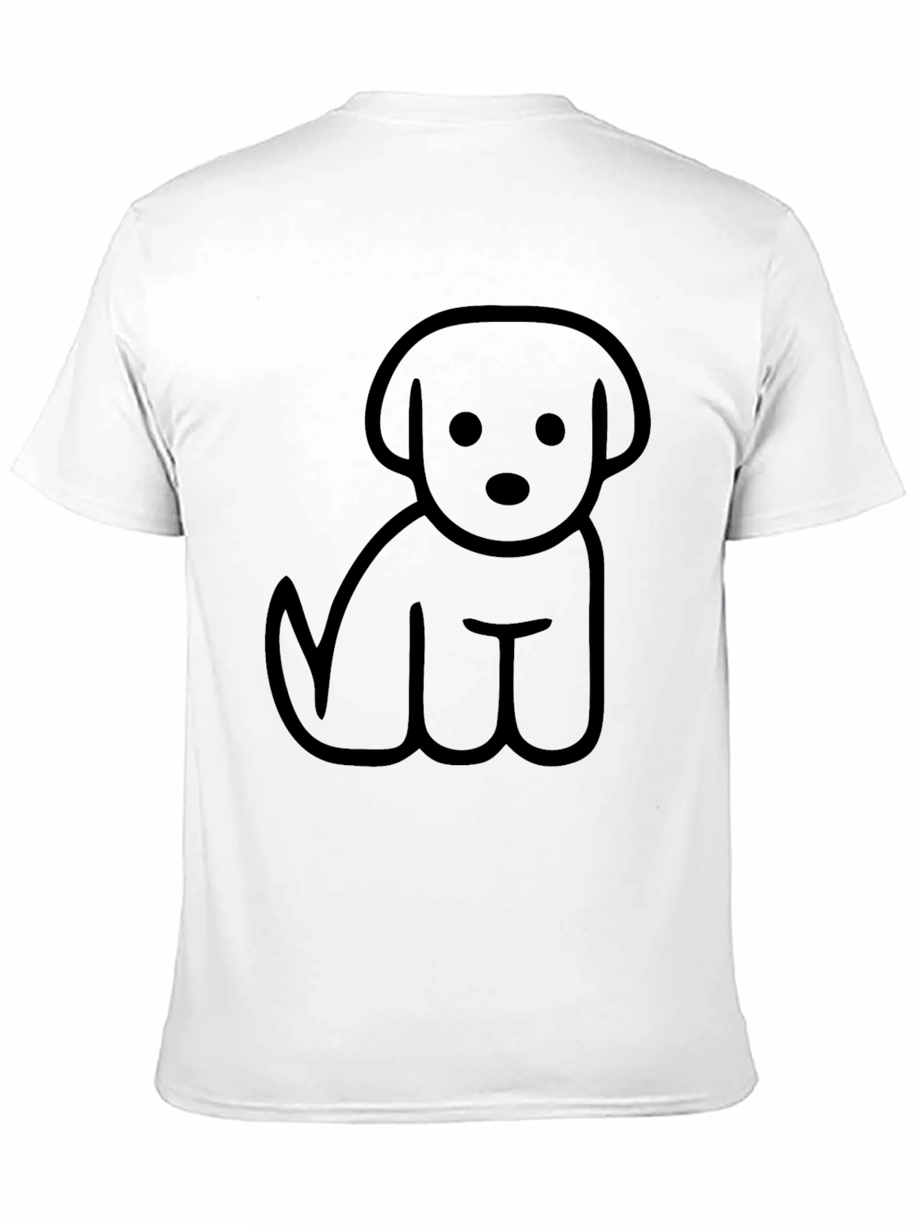 Minimal Dog Graphic T-Shirt – Cute Dog Lover Tee