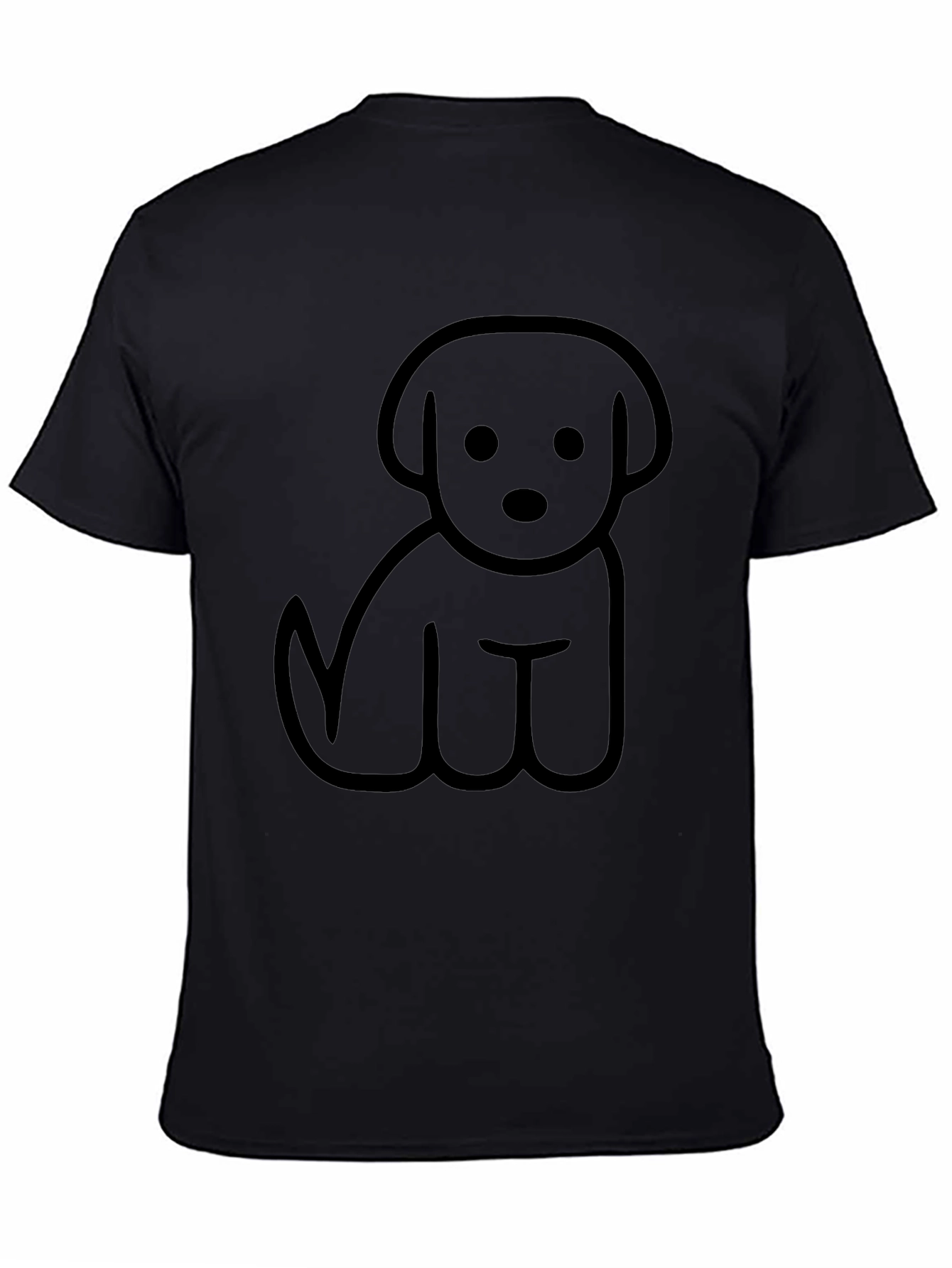 Minimal Dog Graphic T-Shirt – Cute Dog Lover Tee