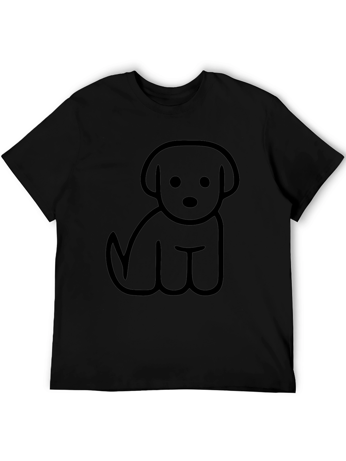 Minimal Dog Graphic T-Shirt – Cute Dog Lover Tee