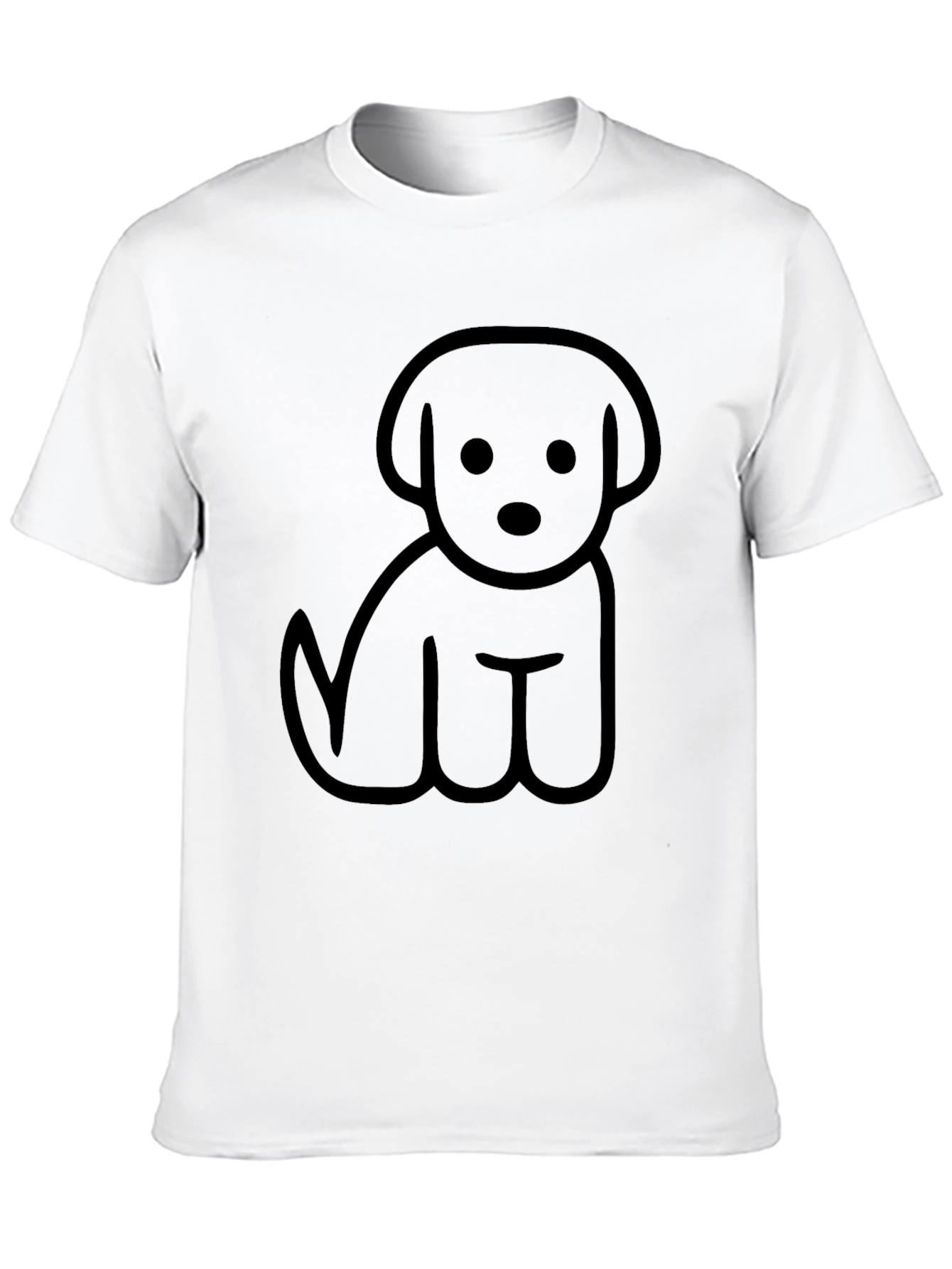 Minimal Dog Graphic T-Shirt – Cute Dog Lover Tee