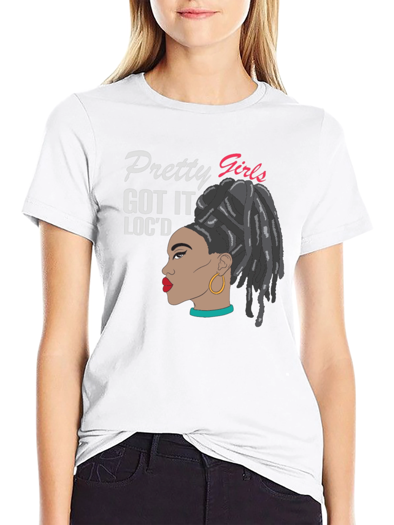 Pretty Girls Locd Black T-Shirt