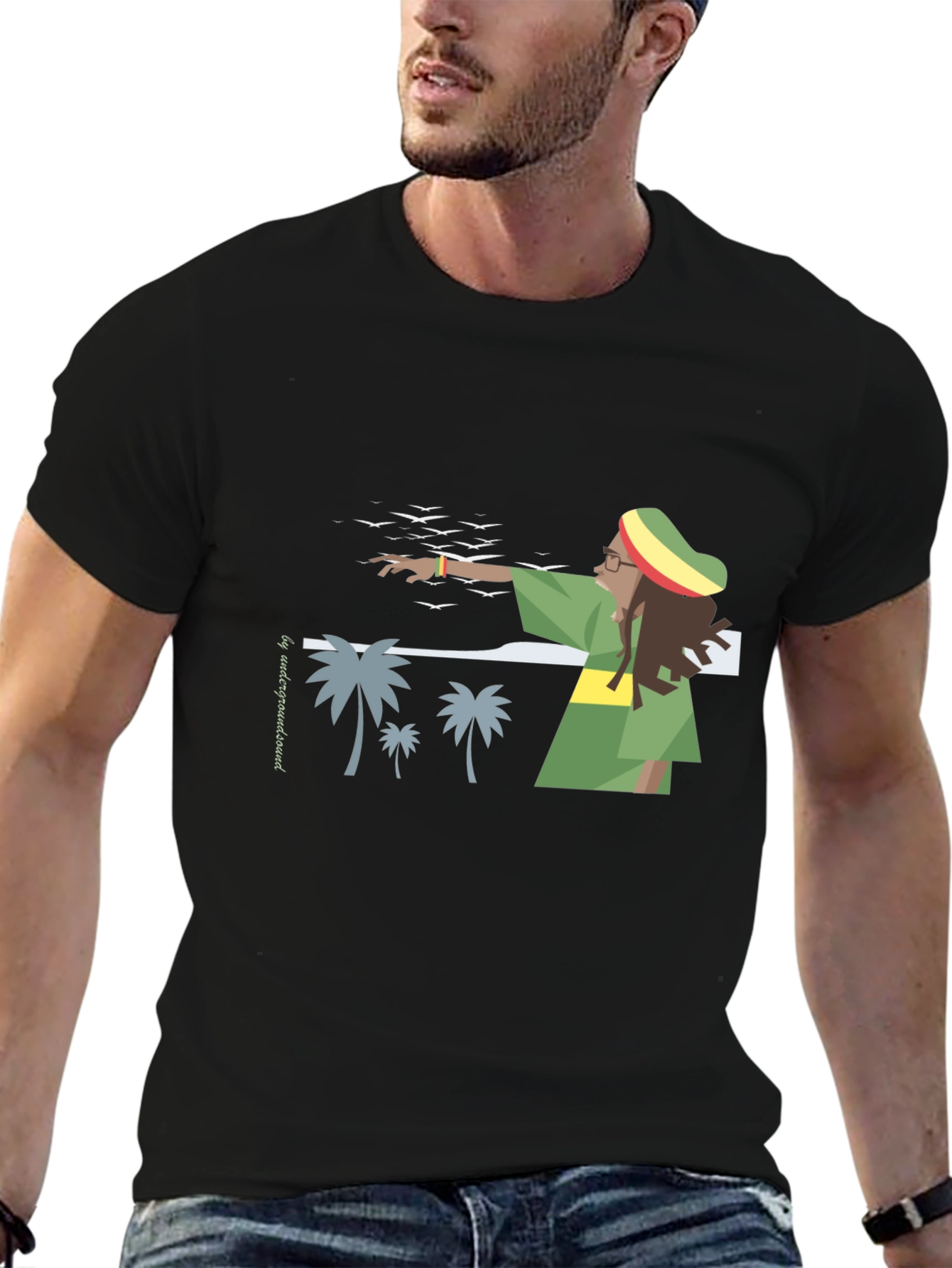 Rasta Graphic T-Shirt - Island Vibes