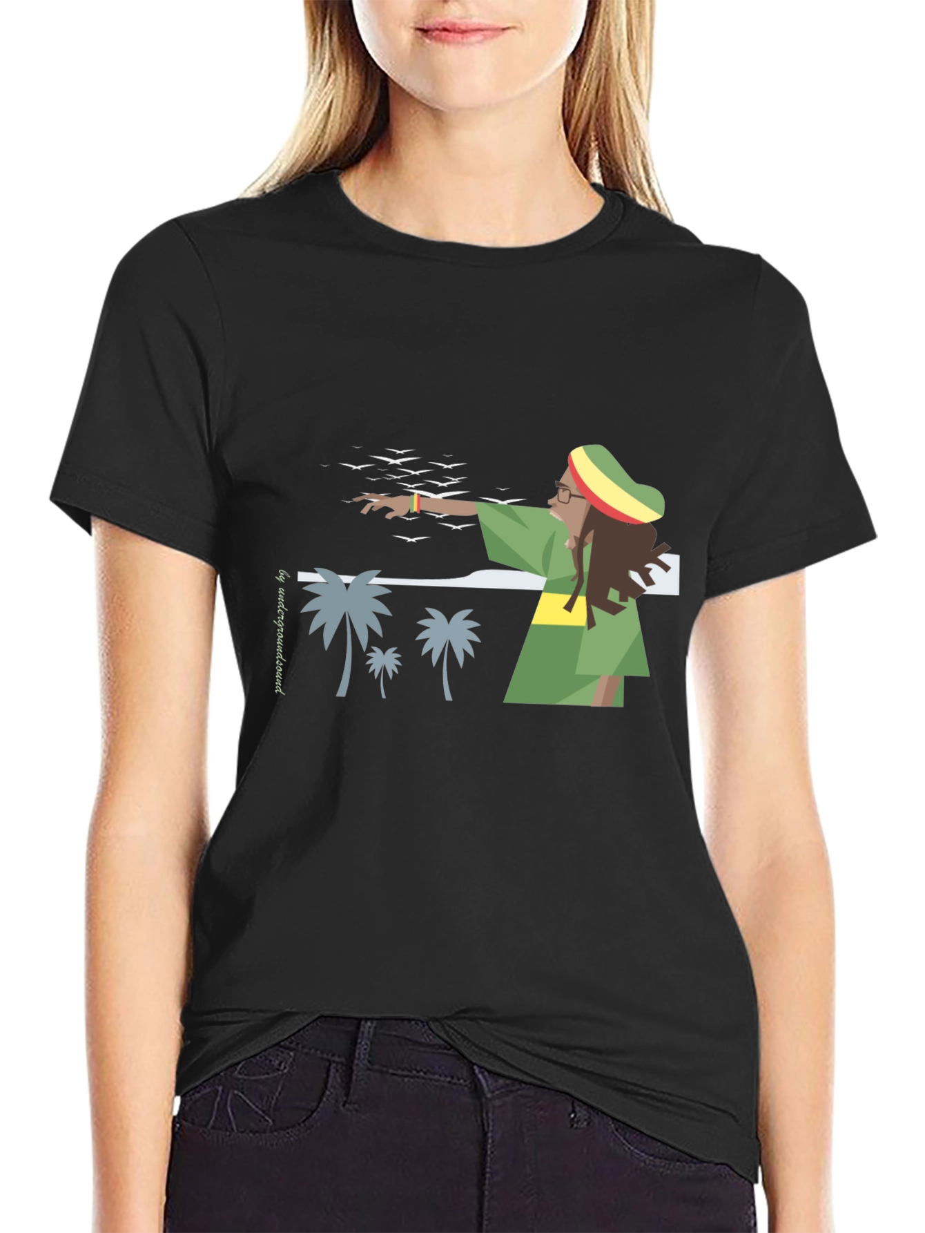Rasta Graphic T-Shirt - Island Vibes
