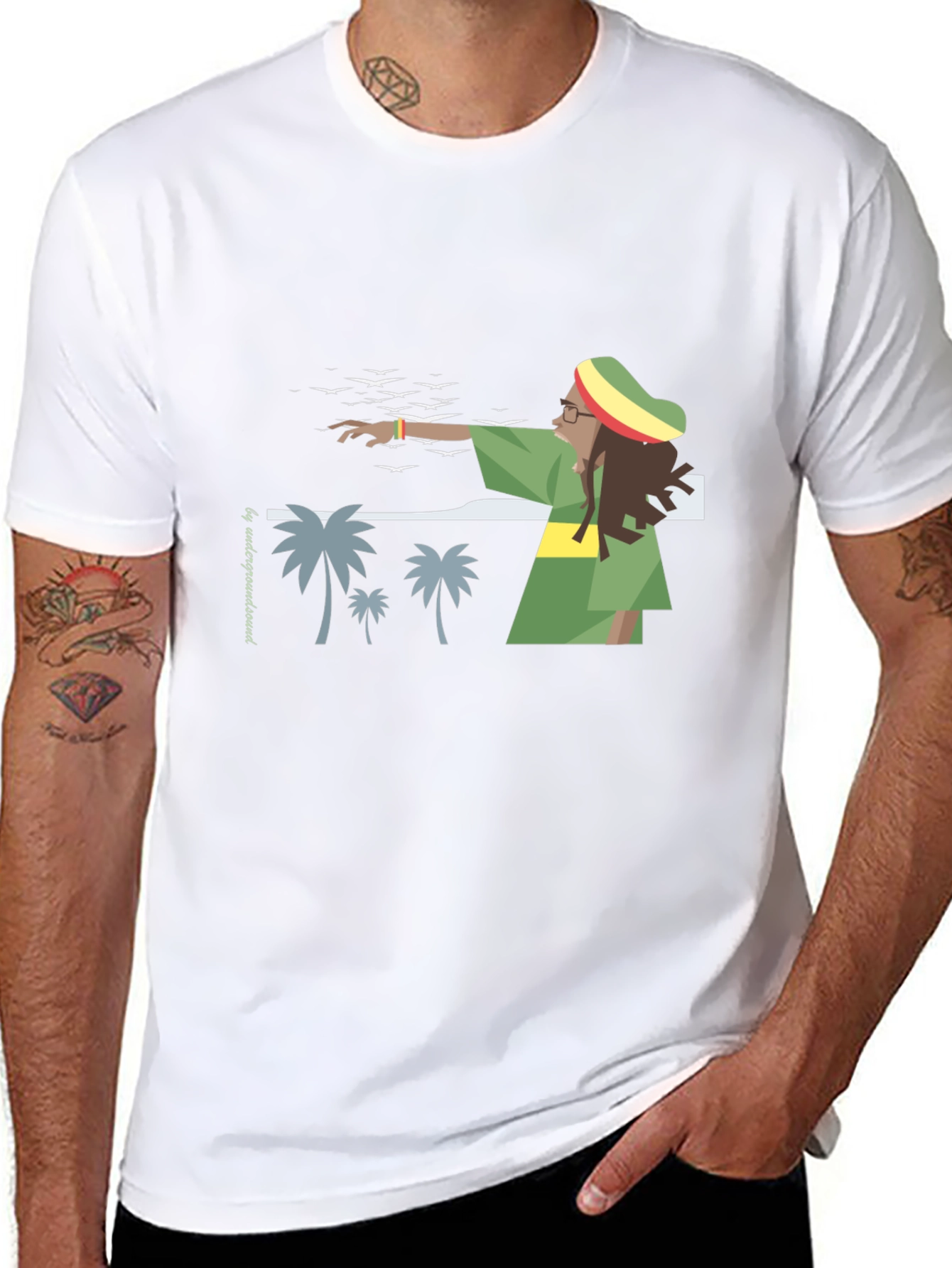 Rasta Graphic T-Shirt - Island Vibes