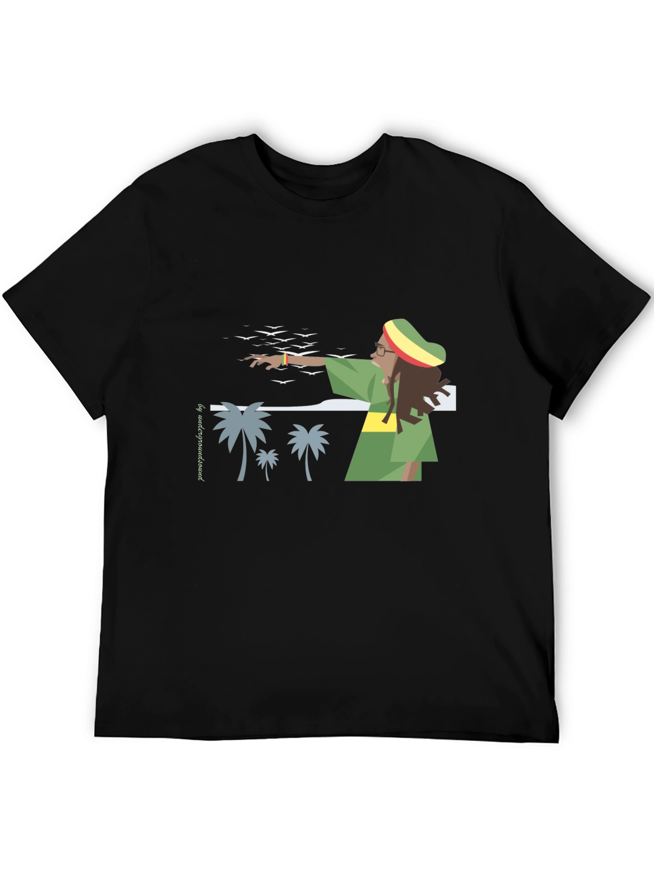 Rasta Graphic T-Shirt - Island Vibes