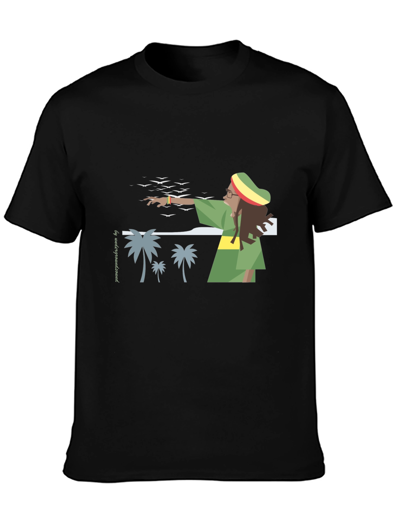 Rasta Graphic T-Shirt - Island Vibes
