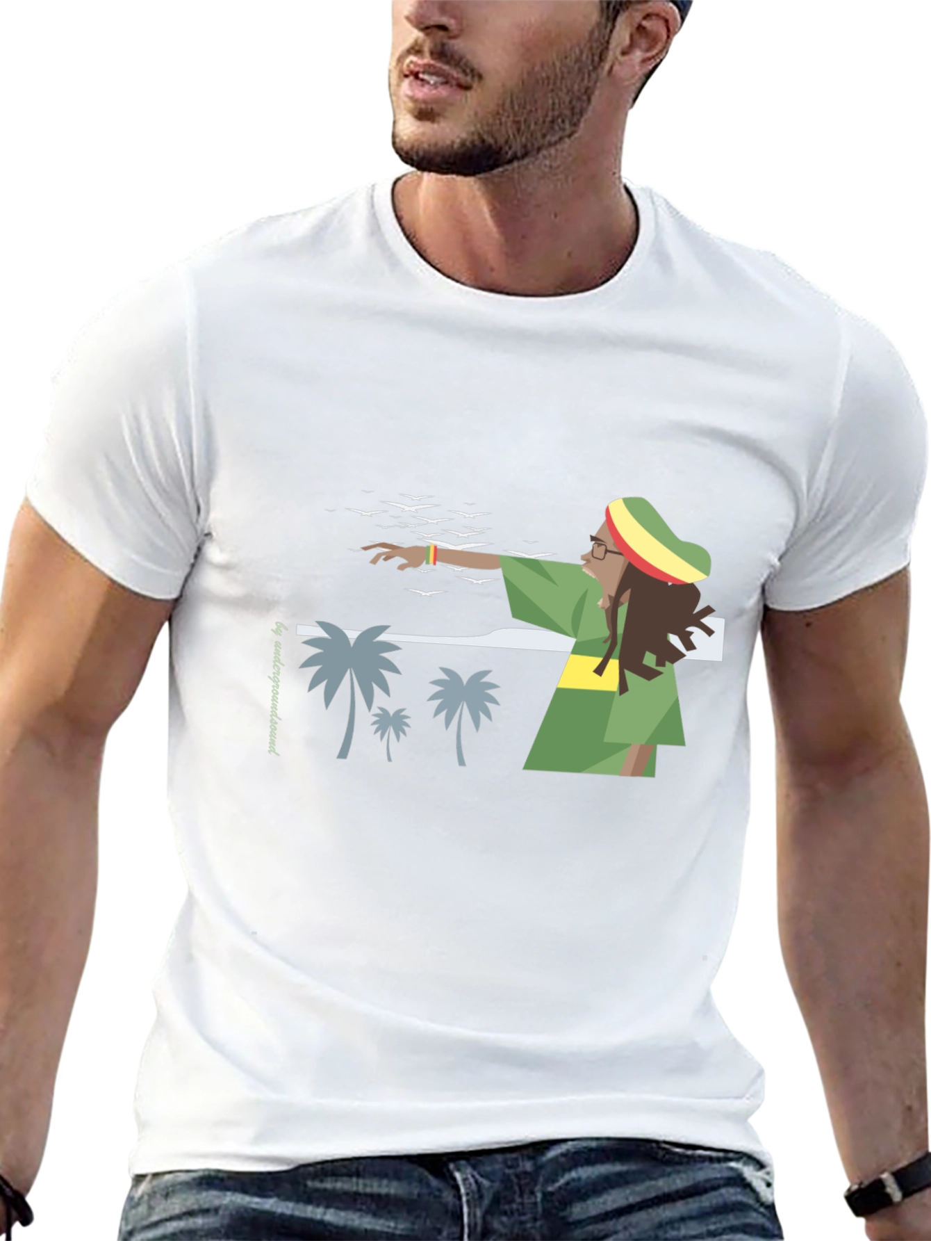 Rasta Graphic T-Shirt - Island Vibes