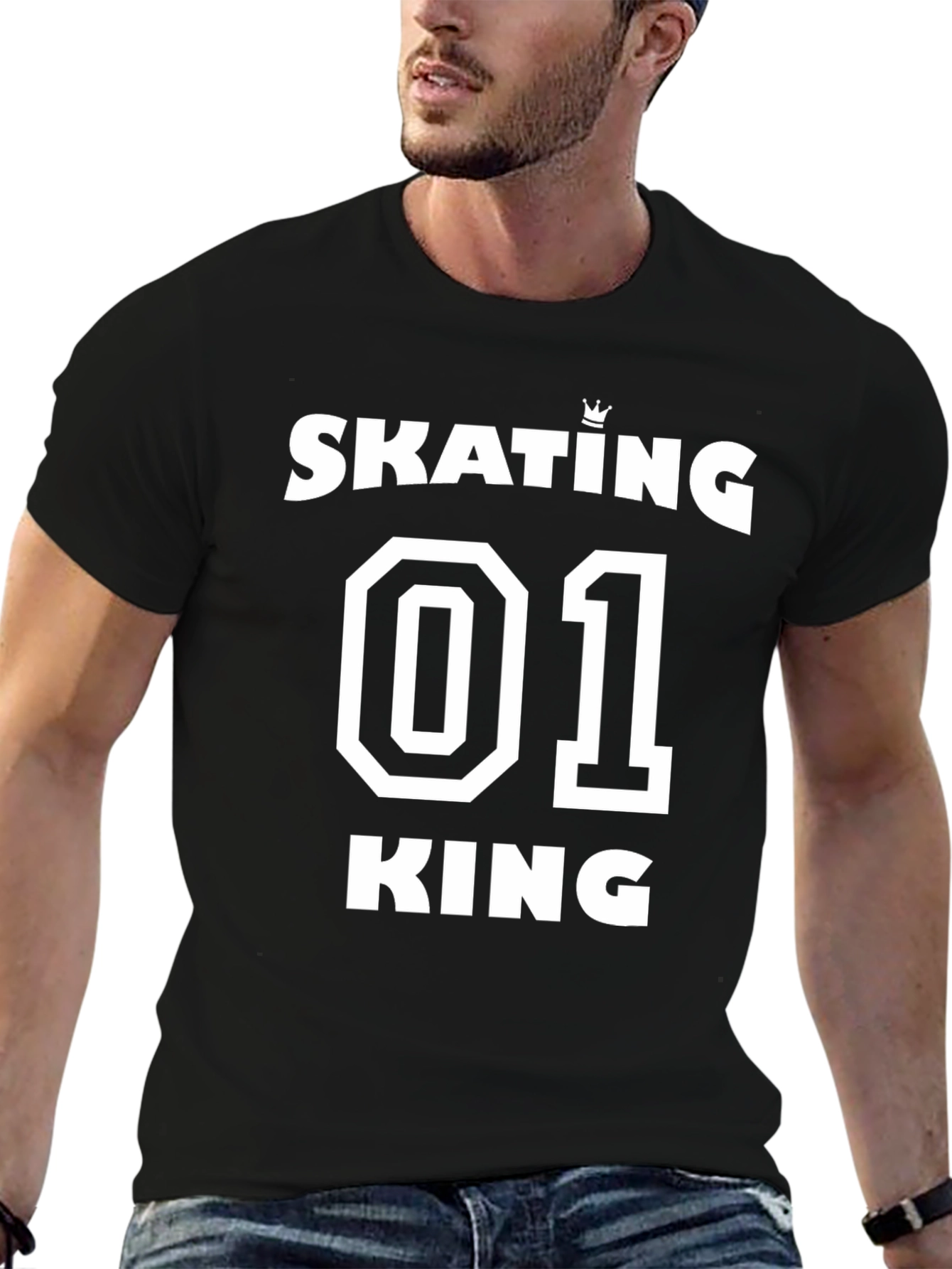 Skating King T-Shirt - Number 01 Graphic Tee