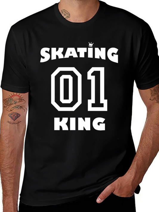Skating King T-Shirt - Number 01 Graphic Tee