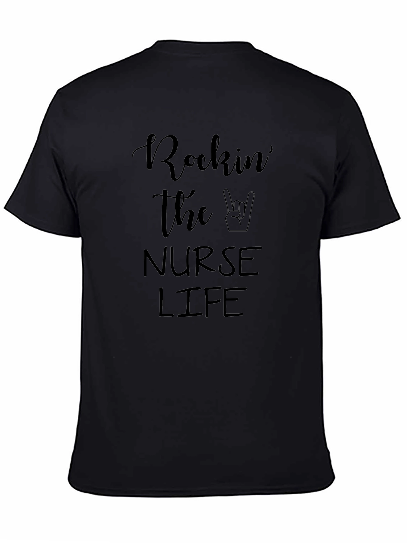 Rockin Nurse Life Graphic T-Shirt