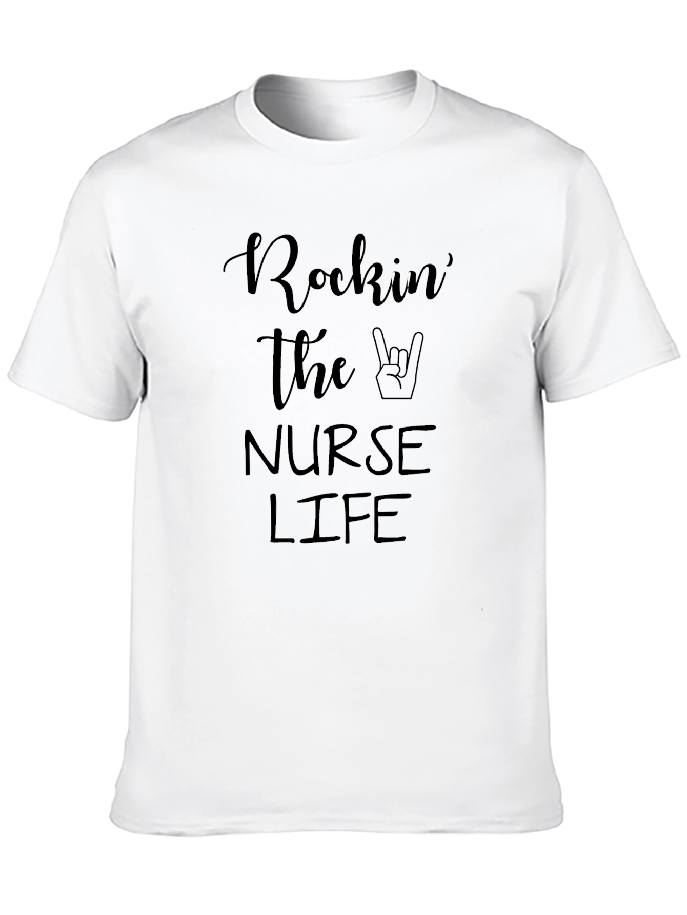 Rockin Nurse Life Graphic T-Shirt