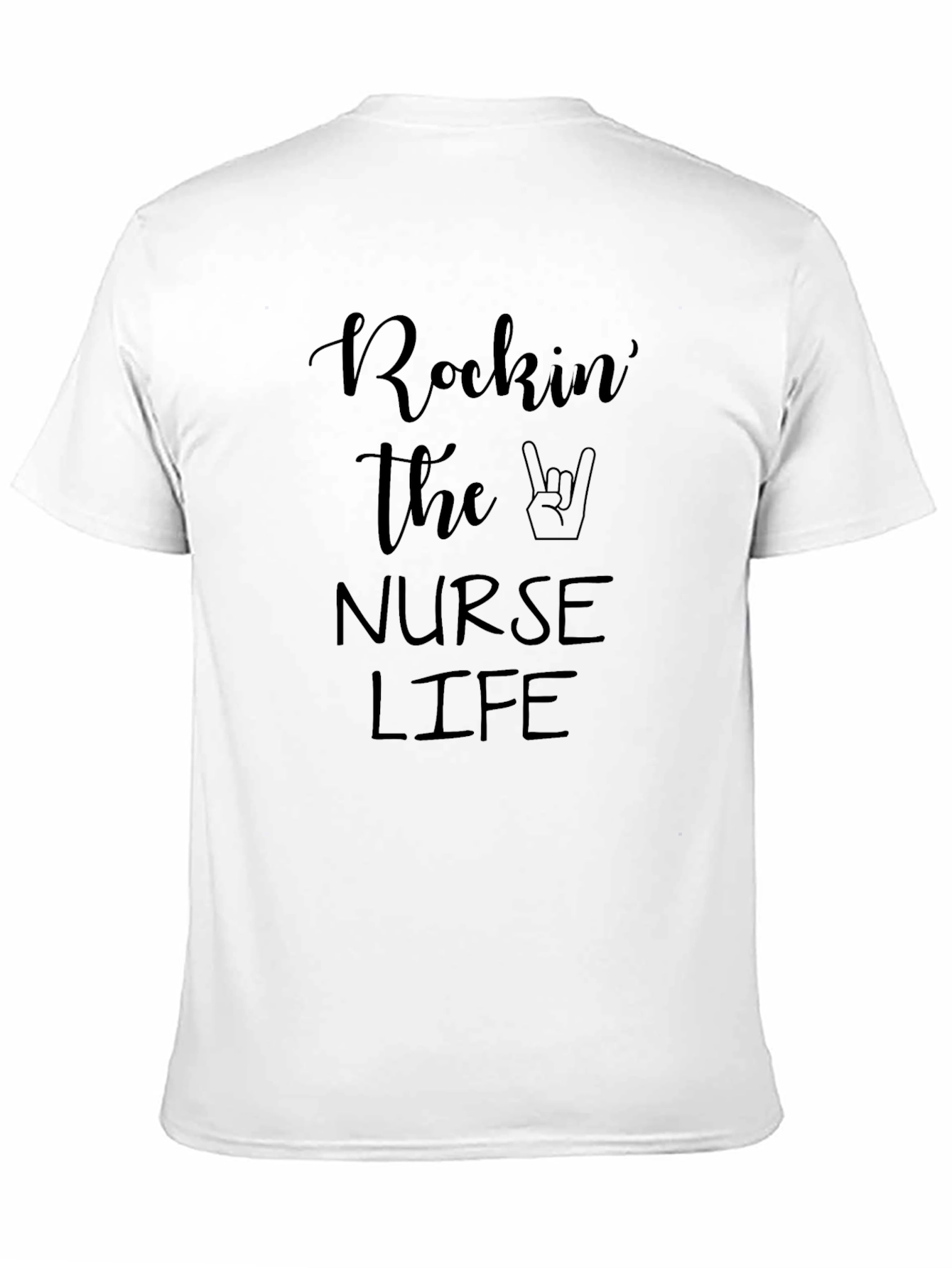 Rockin Nurse Life Graphic T-Shirt