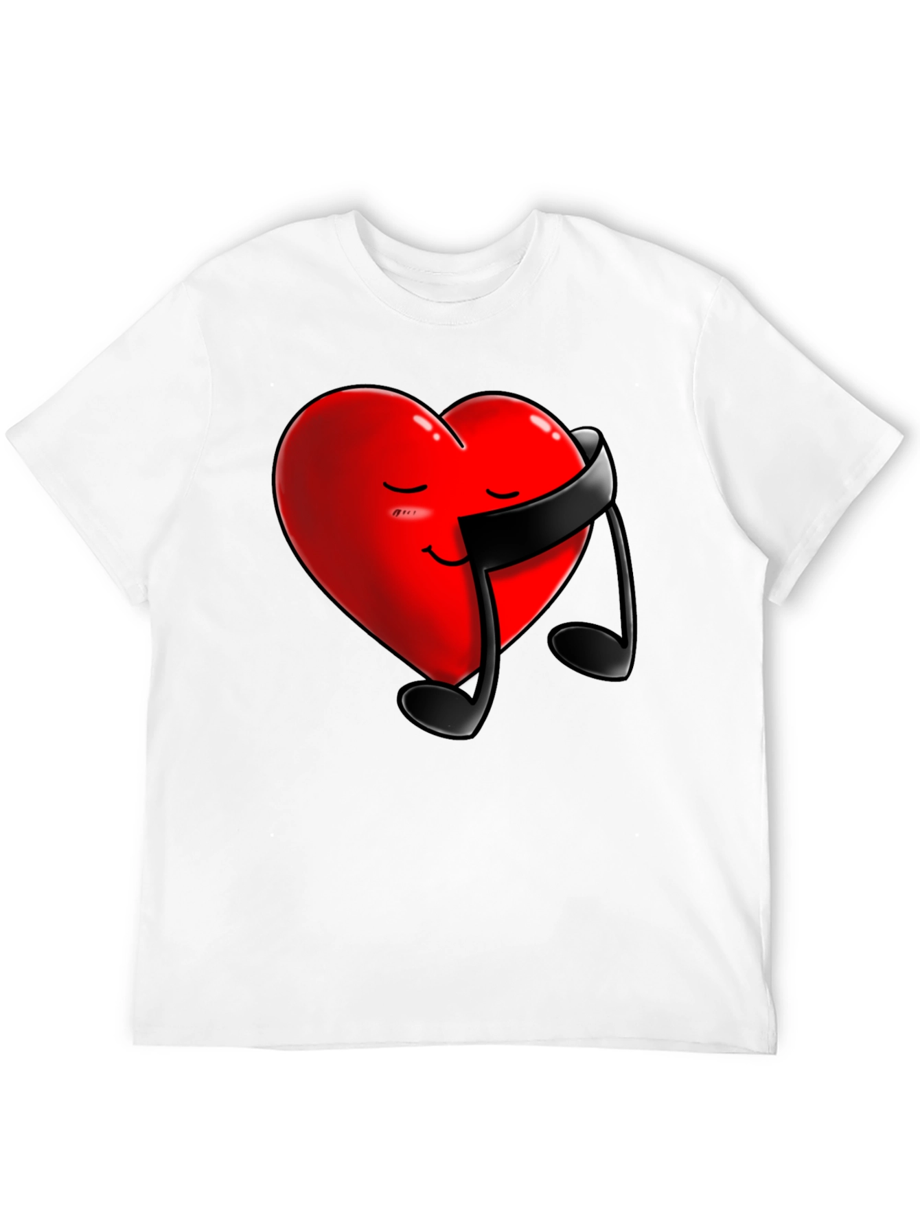 Heart Music Note Graphic Tee