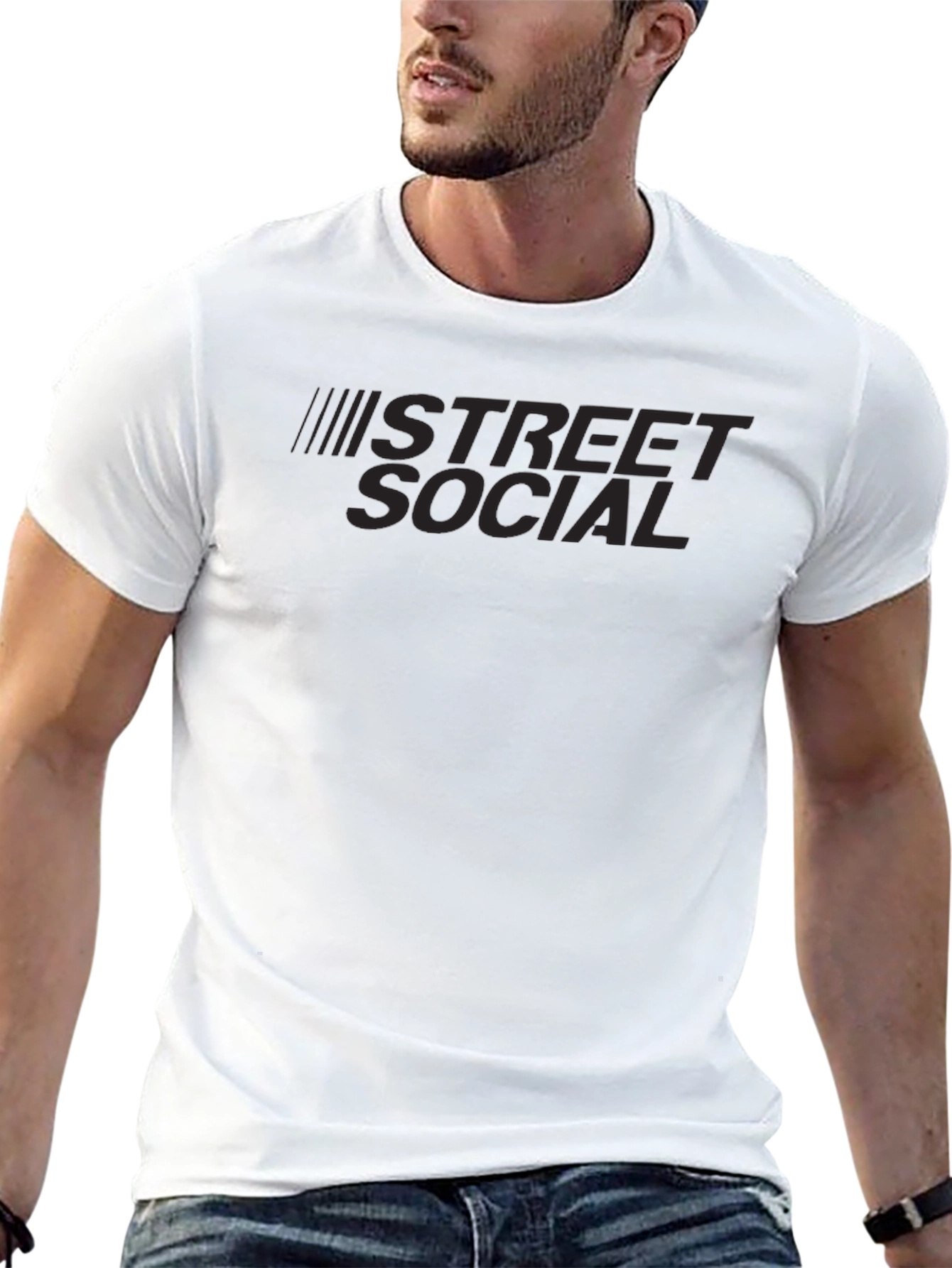 Street Social Black T-Shirt