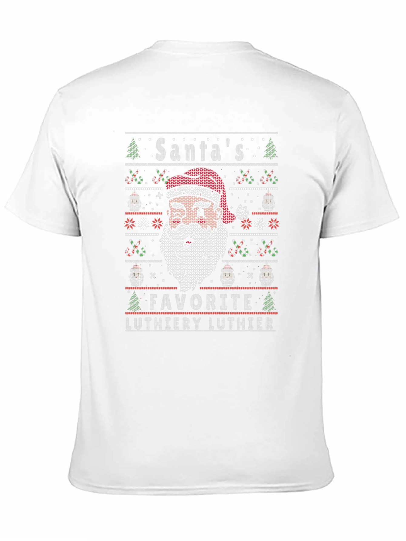 Santas Favorite Luthier Ugly Christmas Sweater T-Shirt