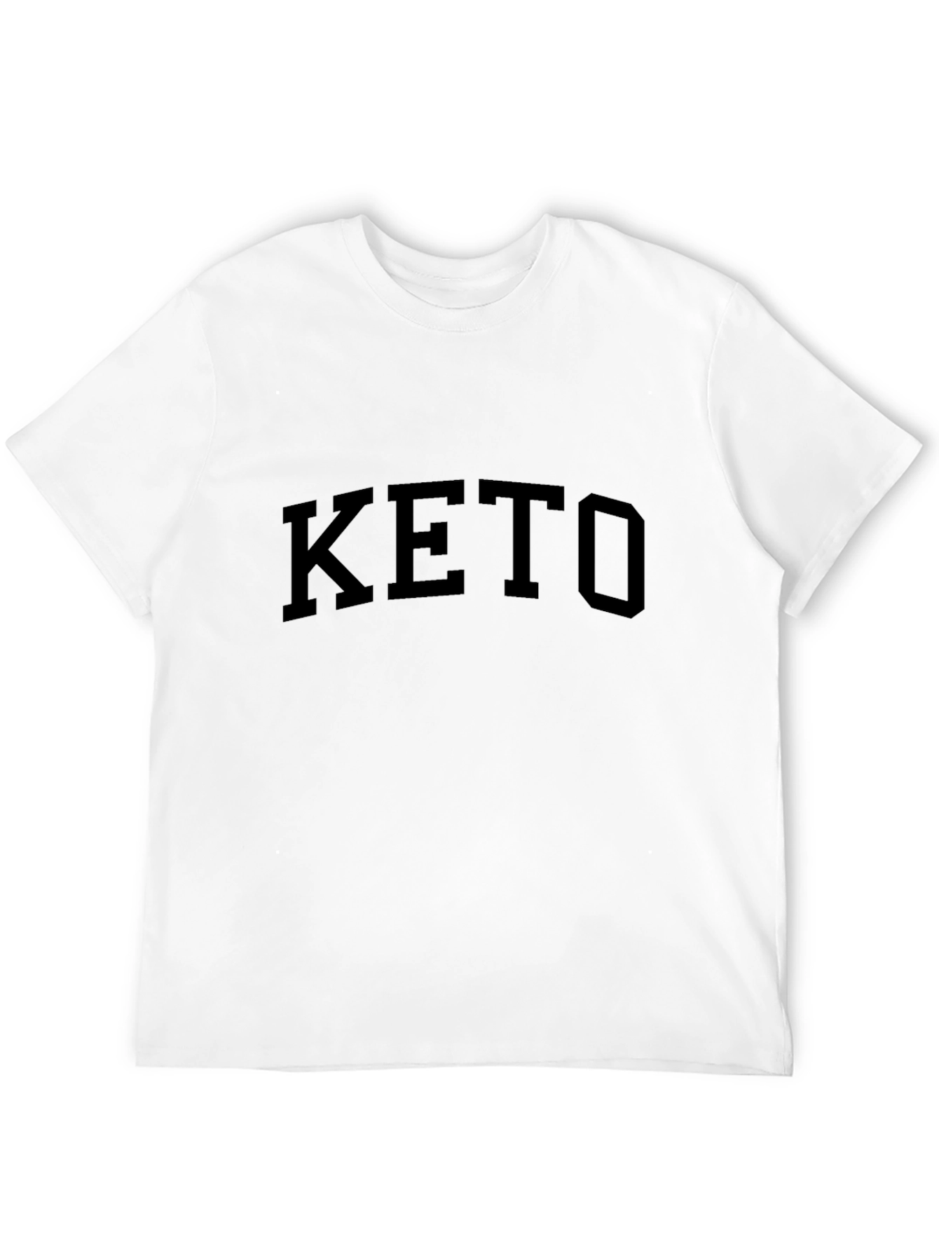 KETO Graphic Print T-Shirt - Casual Black Tee