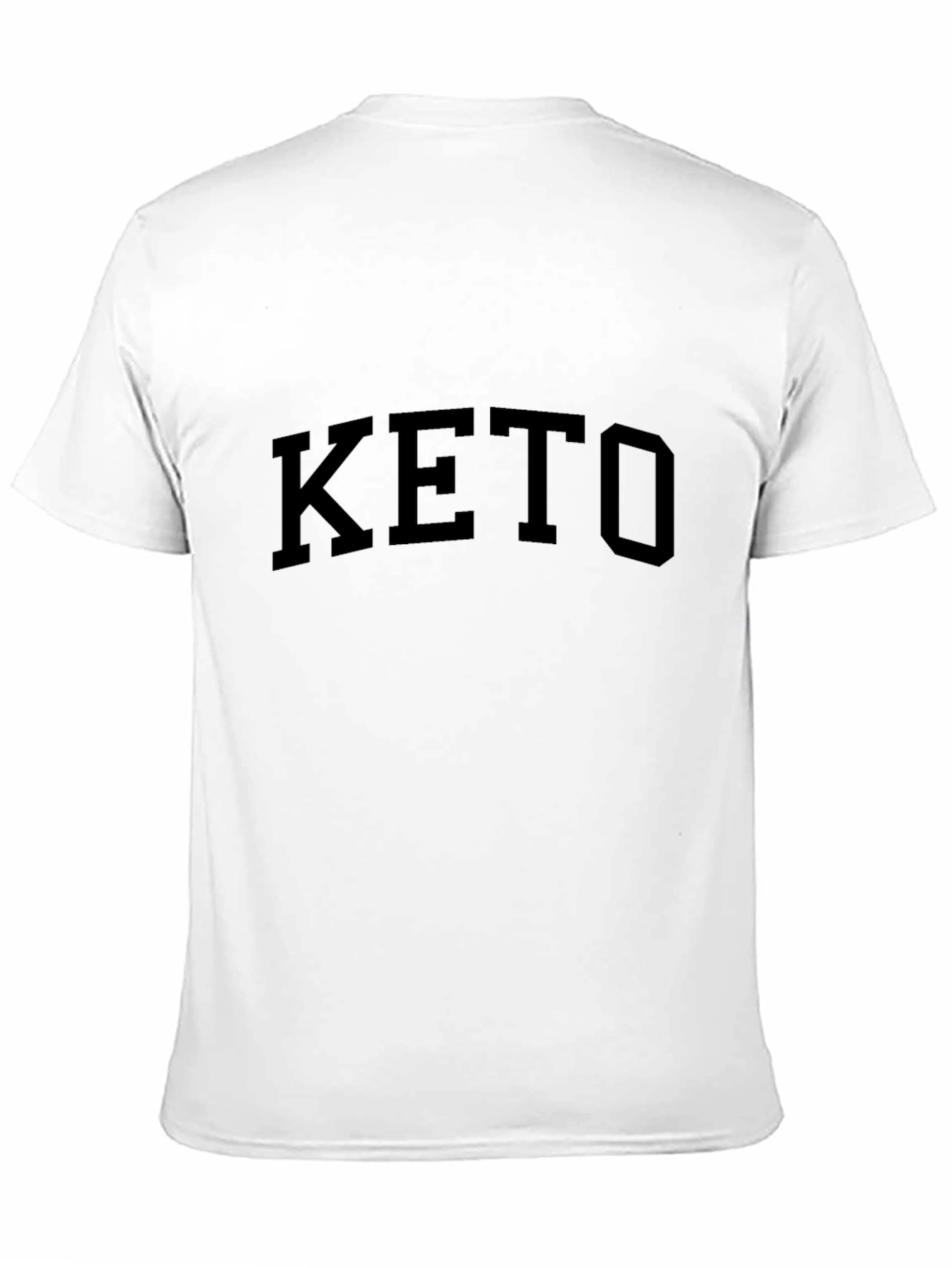 KETO Graphic Print T-Shirt - Casual Black Tee
