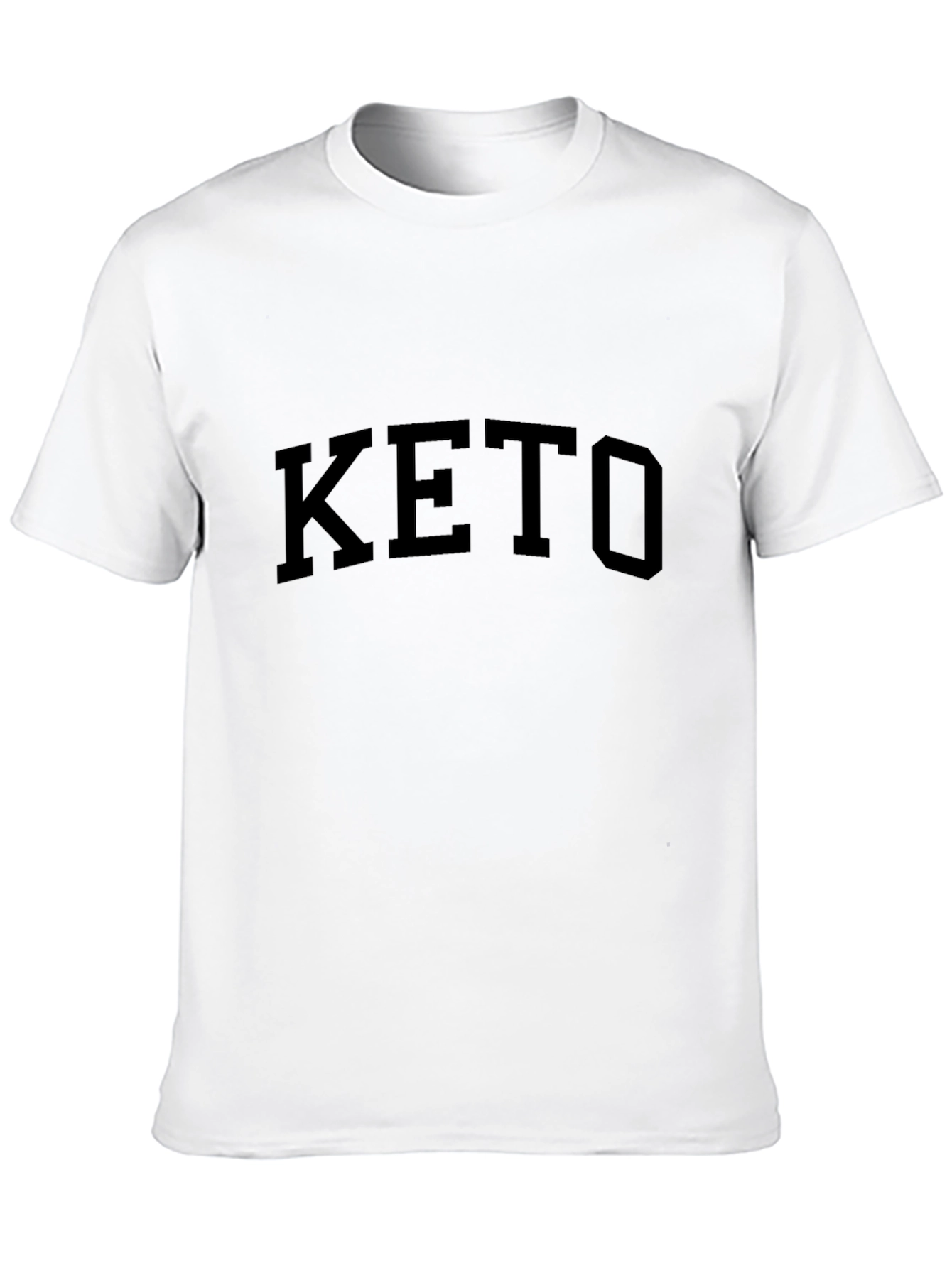 KETO Graphic Print T-Shirt - Casual Black Tee