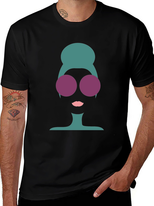 Retro Chic Graphic Tee - Stylish Minimalist Design