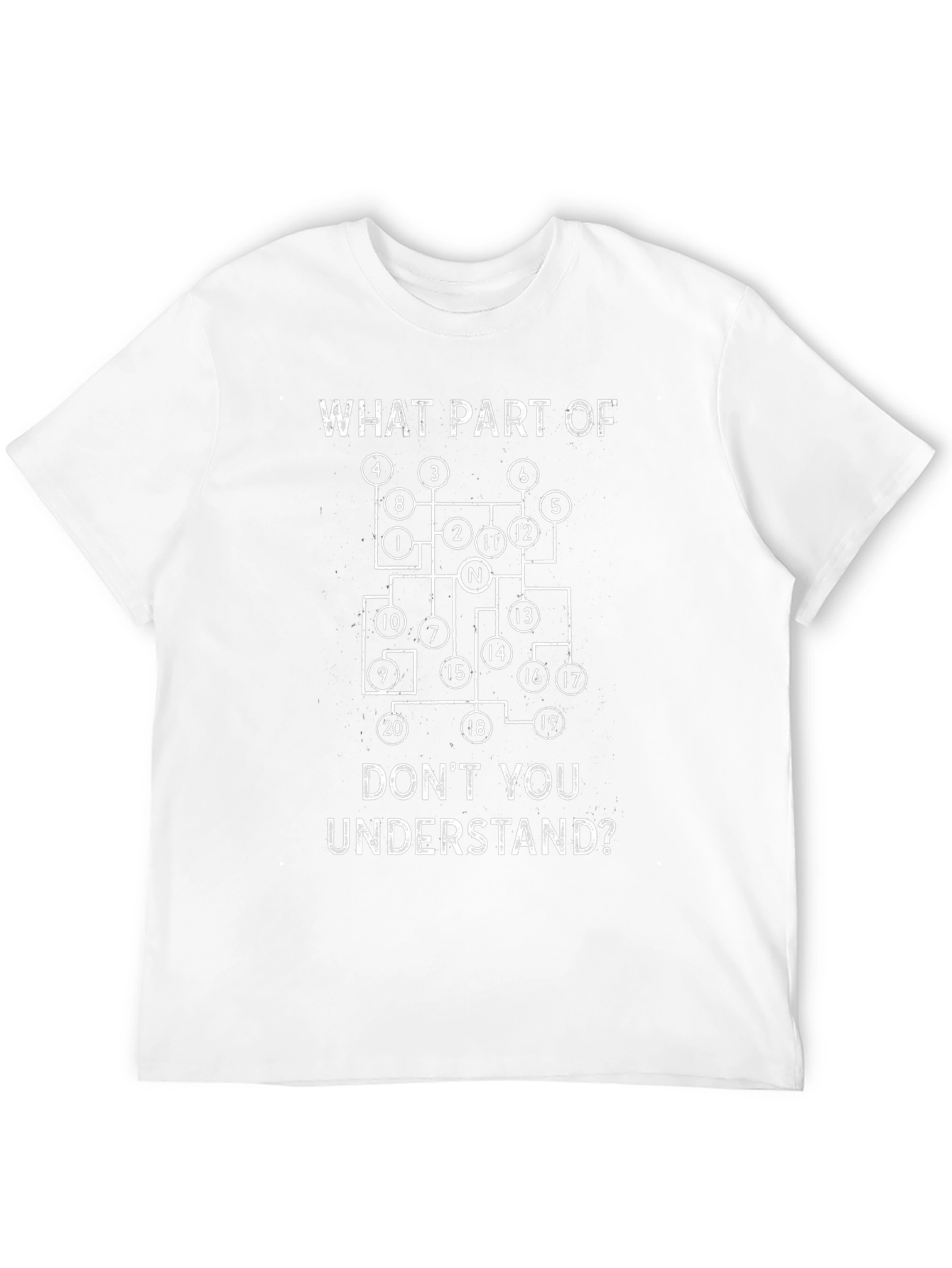 Trucker Gear Shift Pattern Humor T-Shirt