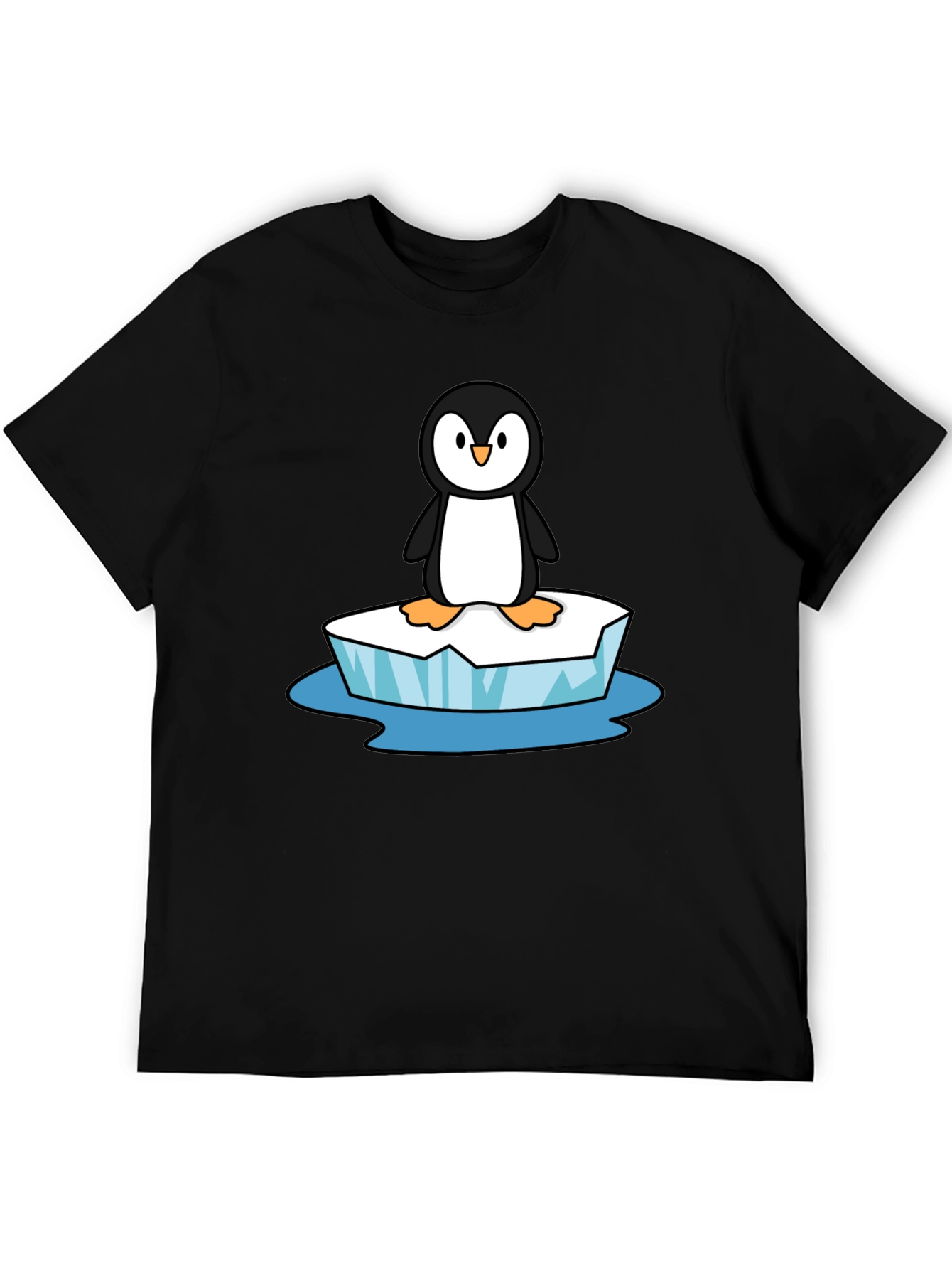 Penguin on Ice T-Shirt - Black