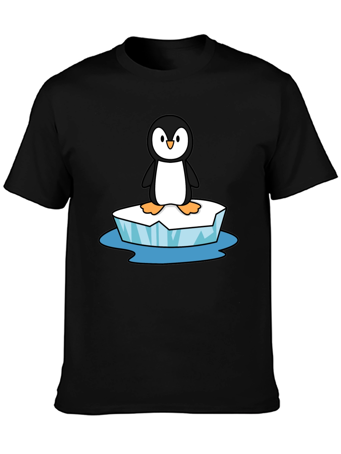 Penguin on Ice T-Shirt - Black