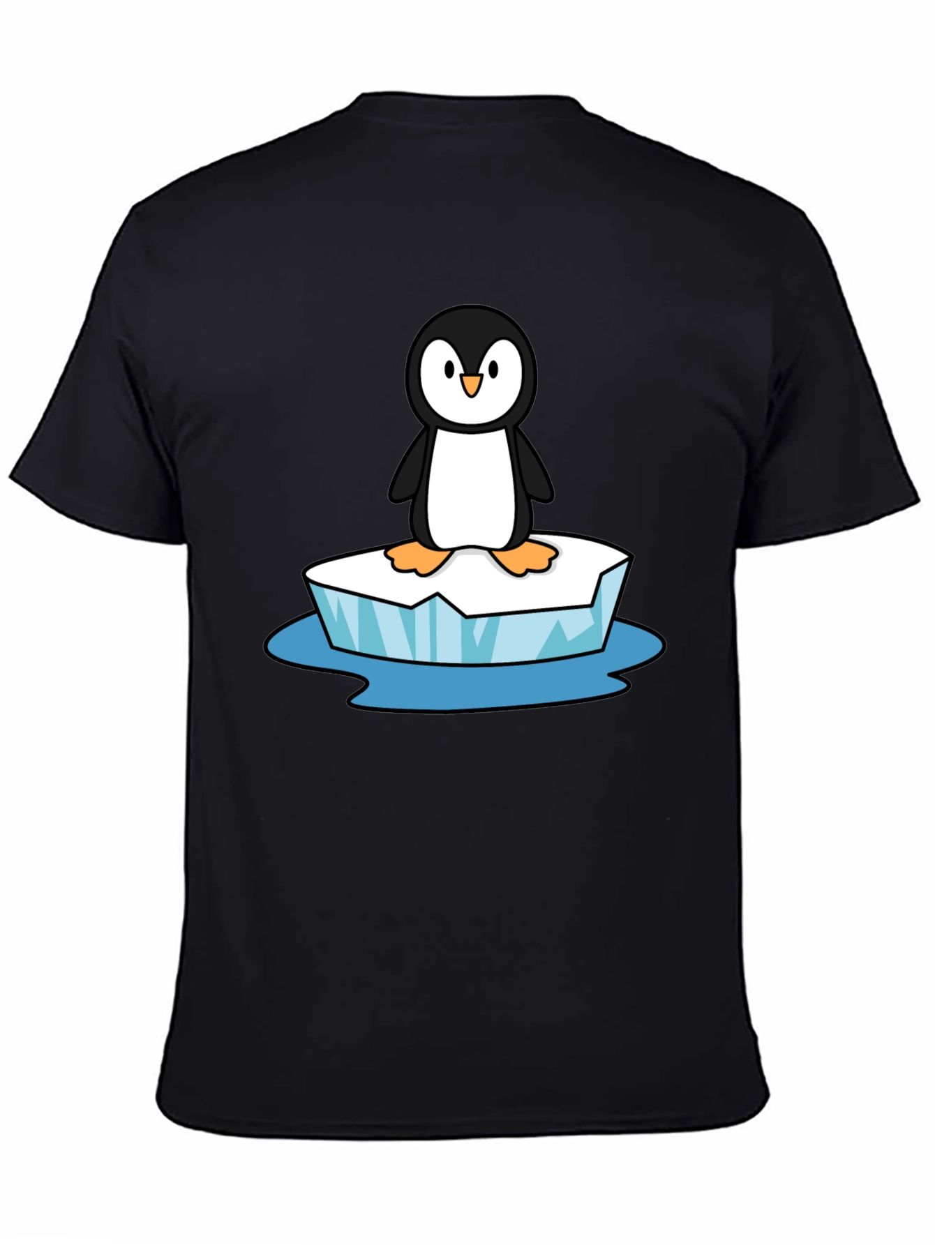 Penguin on Ice T-Shirt - Black