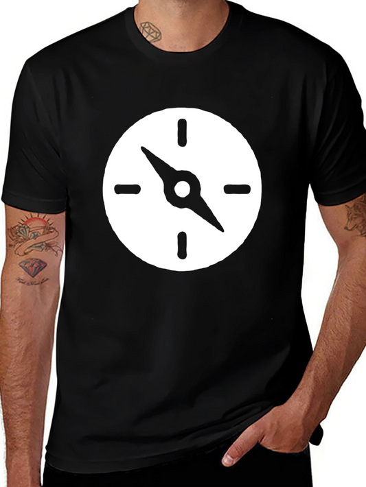 Compass Graphic Black T-Shirt - Adventure Ready