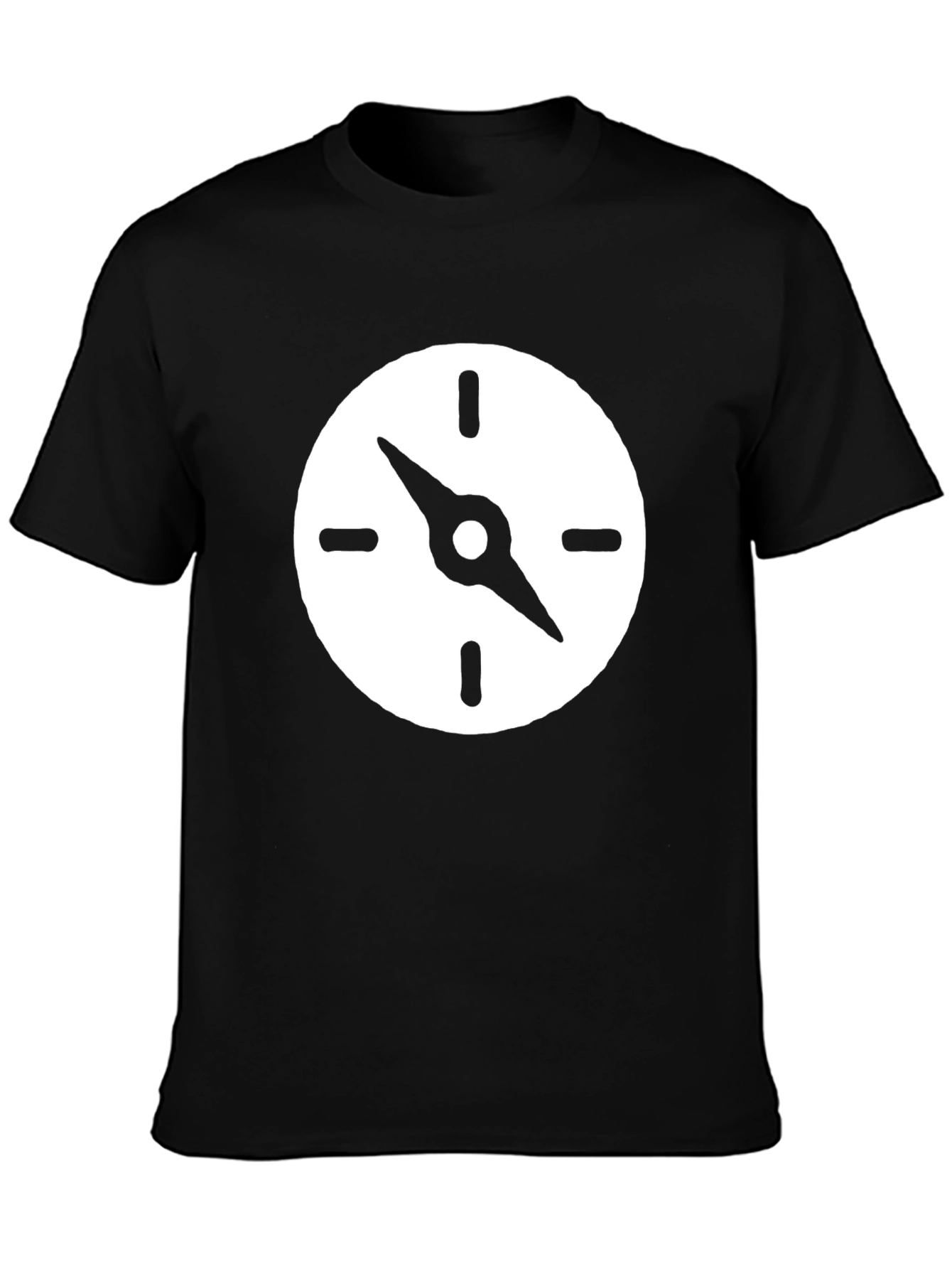 Compass Graphic Black T-Shirt - Adventure Ready