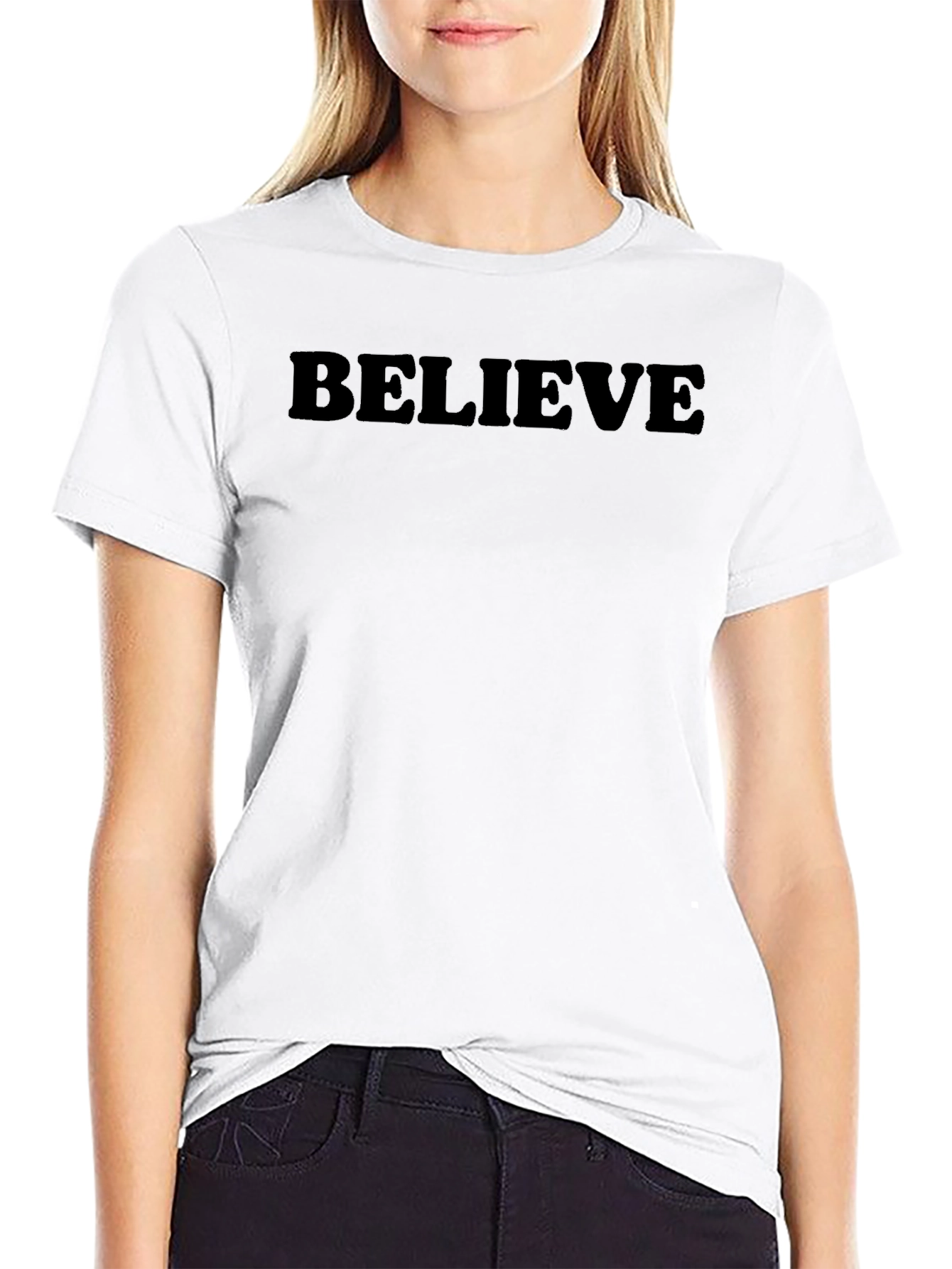 Believe Black T-Shirt