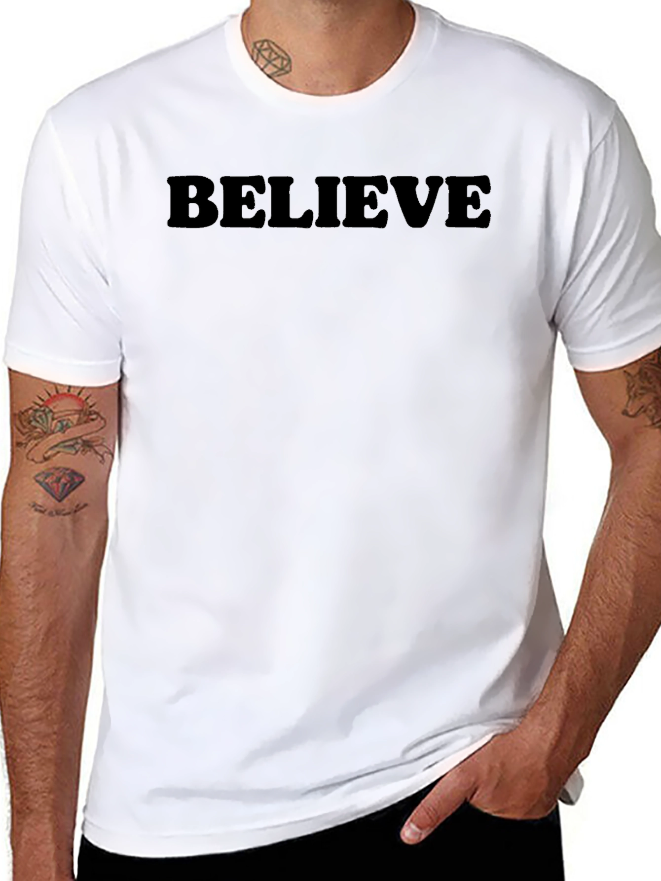 Believe Black T-Shirt