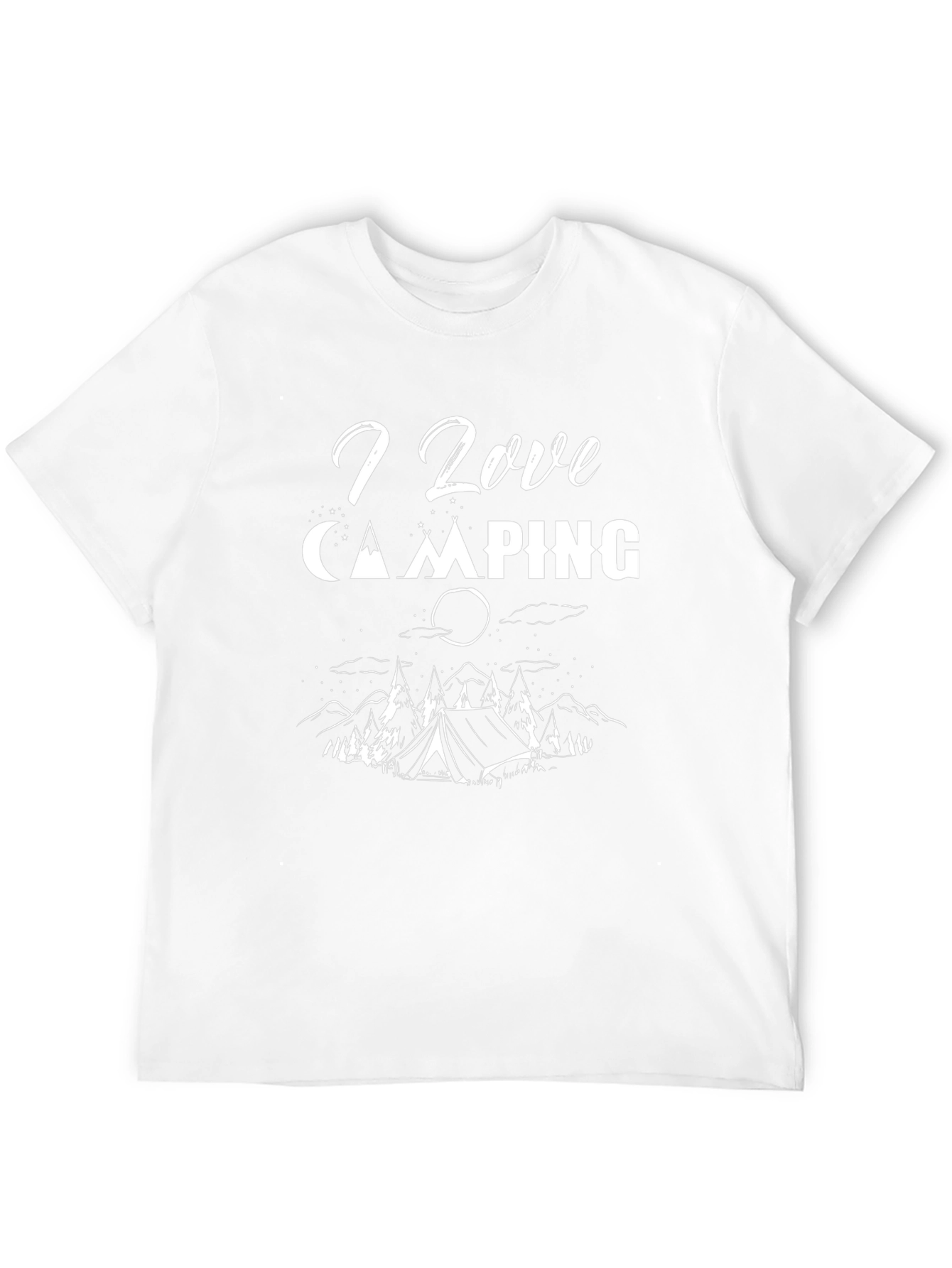 I Love Camping Graphic Tee - Nature Adventure Shirt